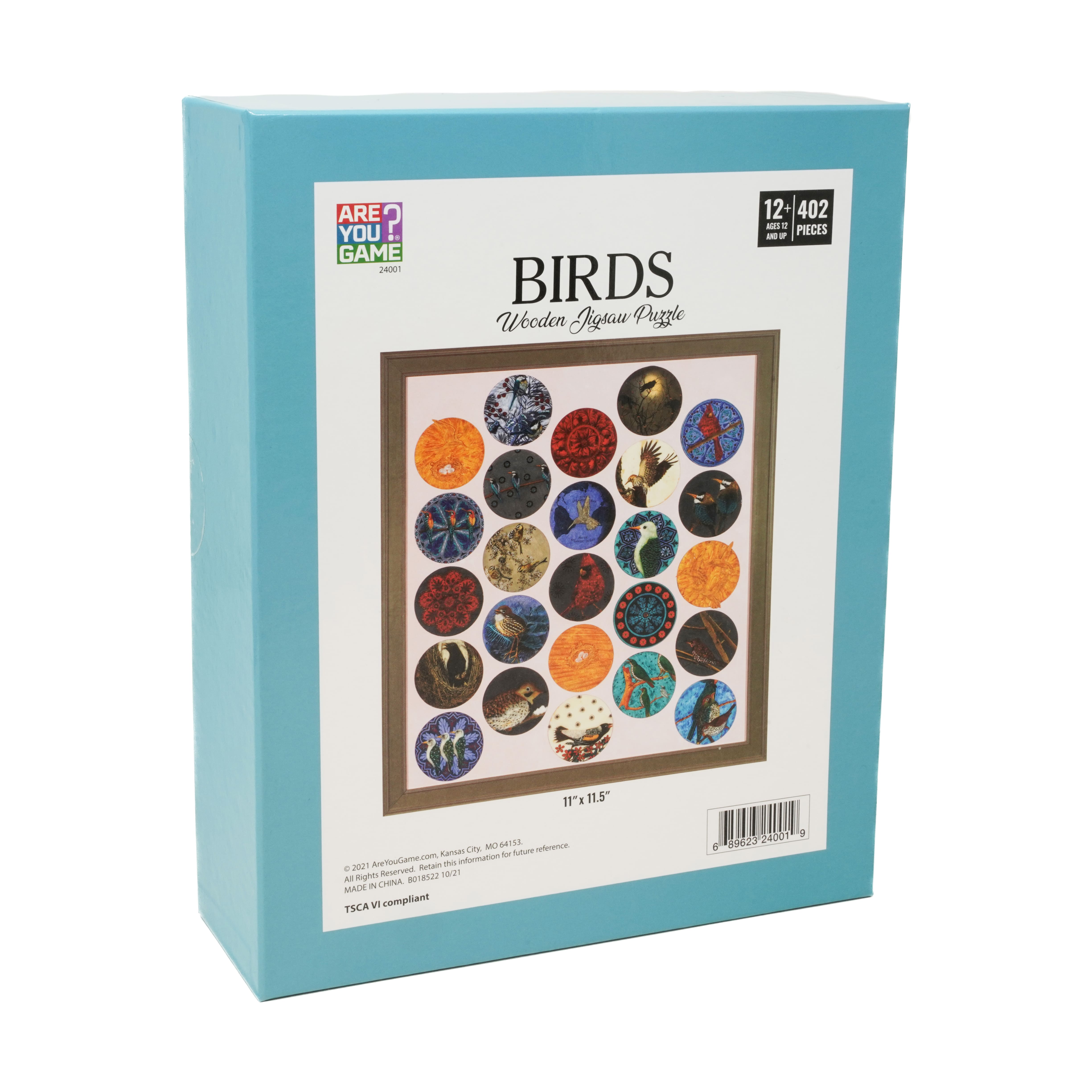 Wooden Jigsaw Puzzle - Birds: 402 Pcs