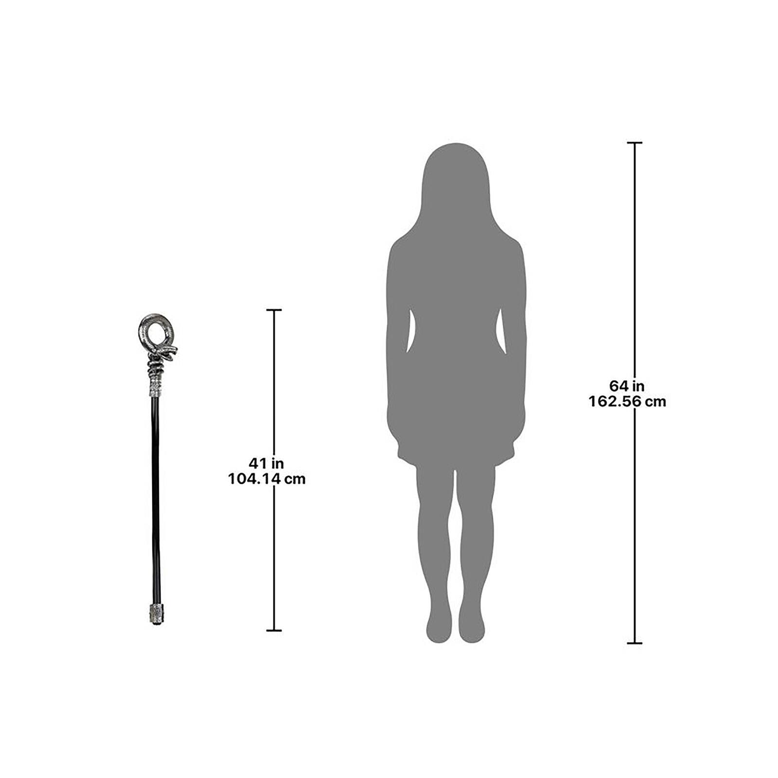 Design Toscano Dragonsthorne Collection 41" Medusa's Snake Walking Stick