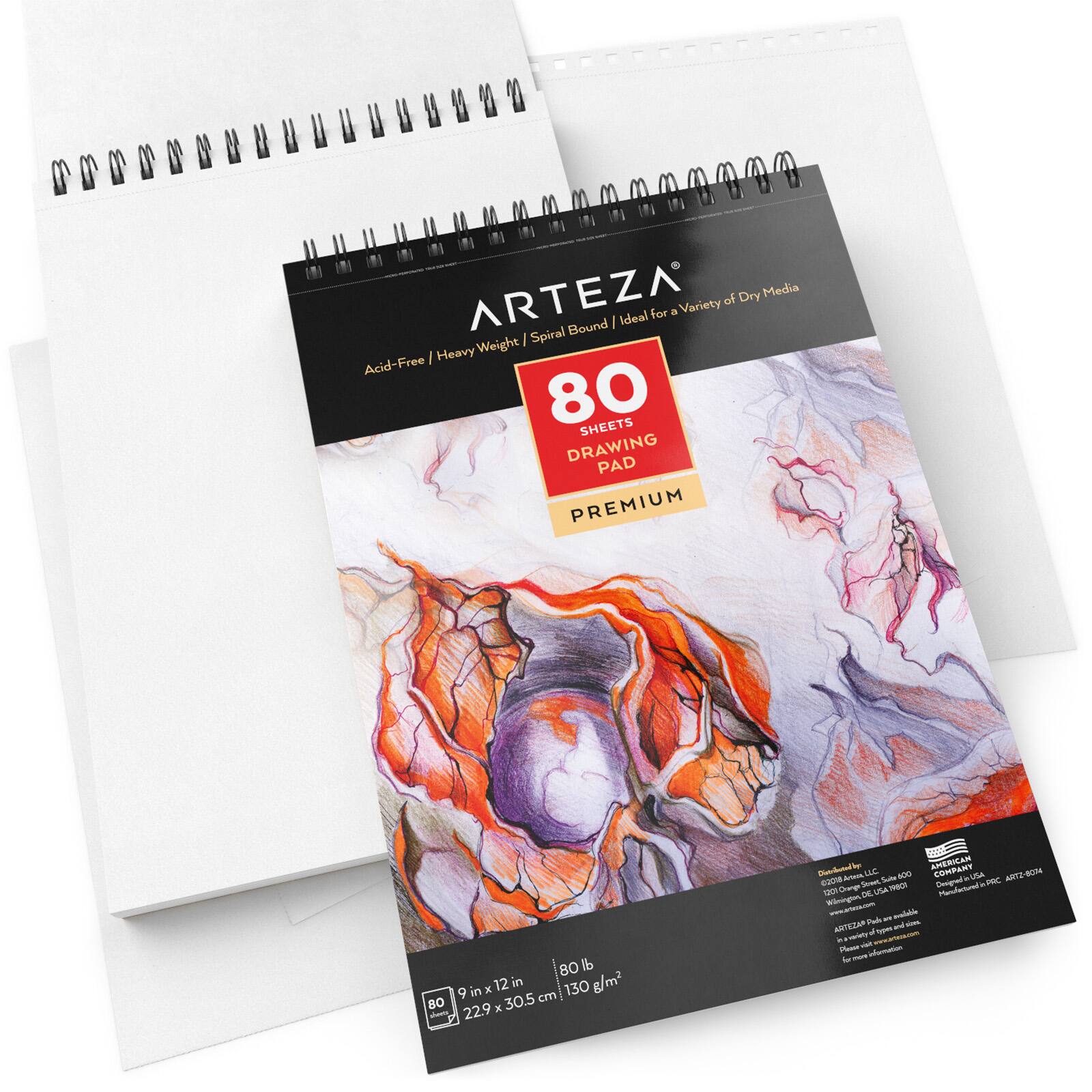 Arteza&#xAE; 9&#x22; x 12&#x22; Drawing Pad