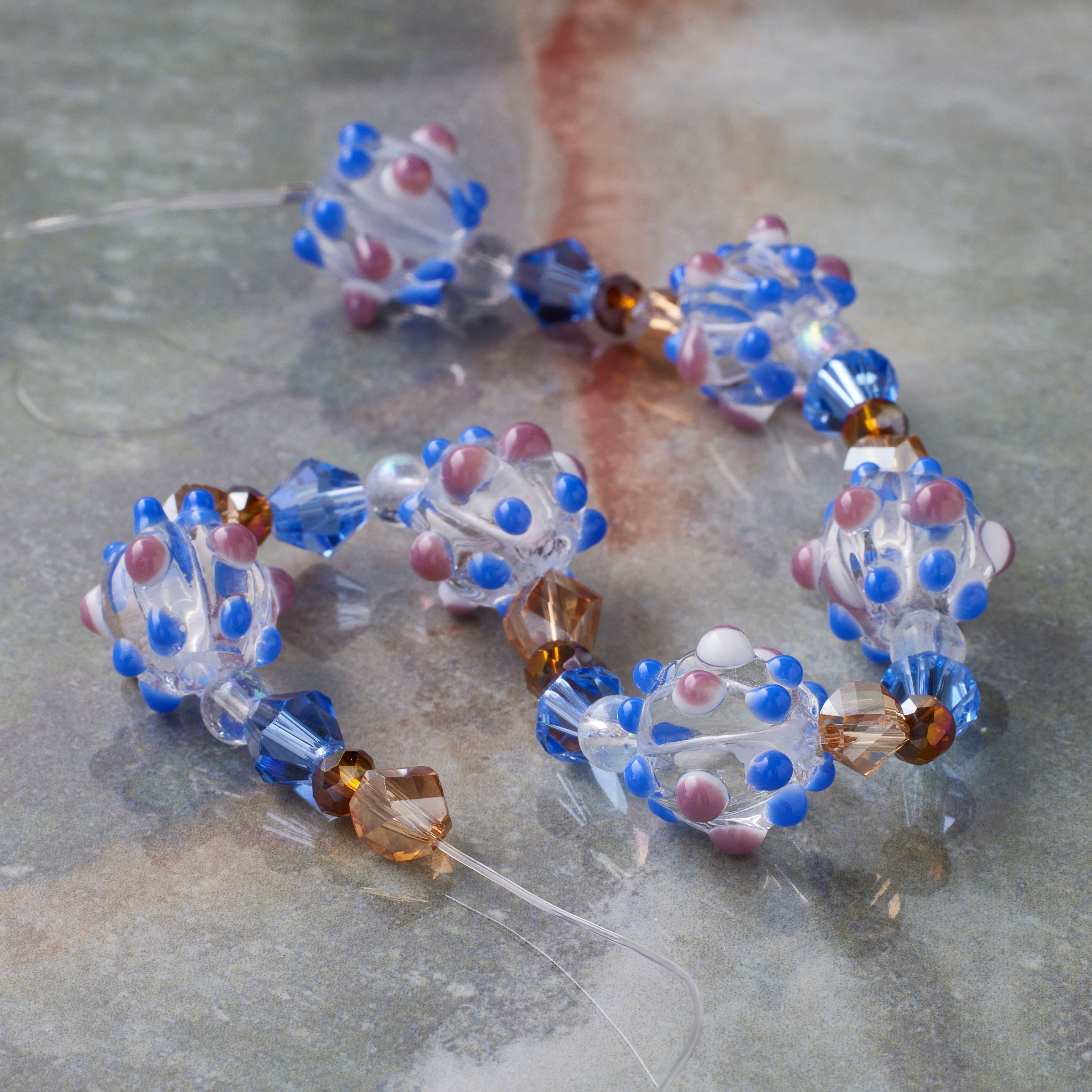 Lampwork Glass Bumpy Round Beads by Bead Landing