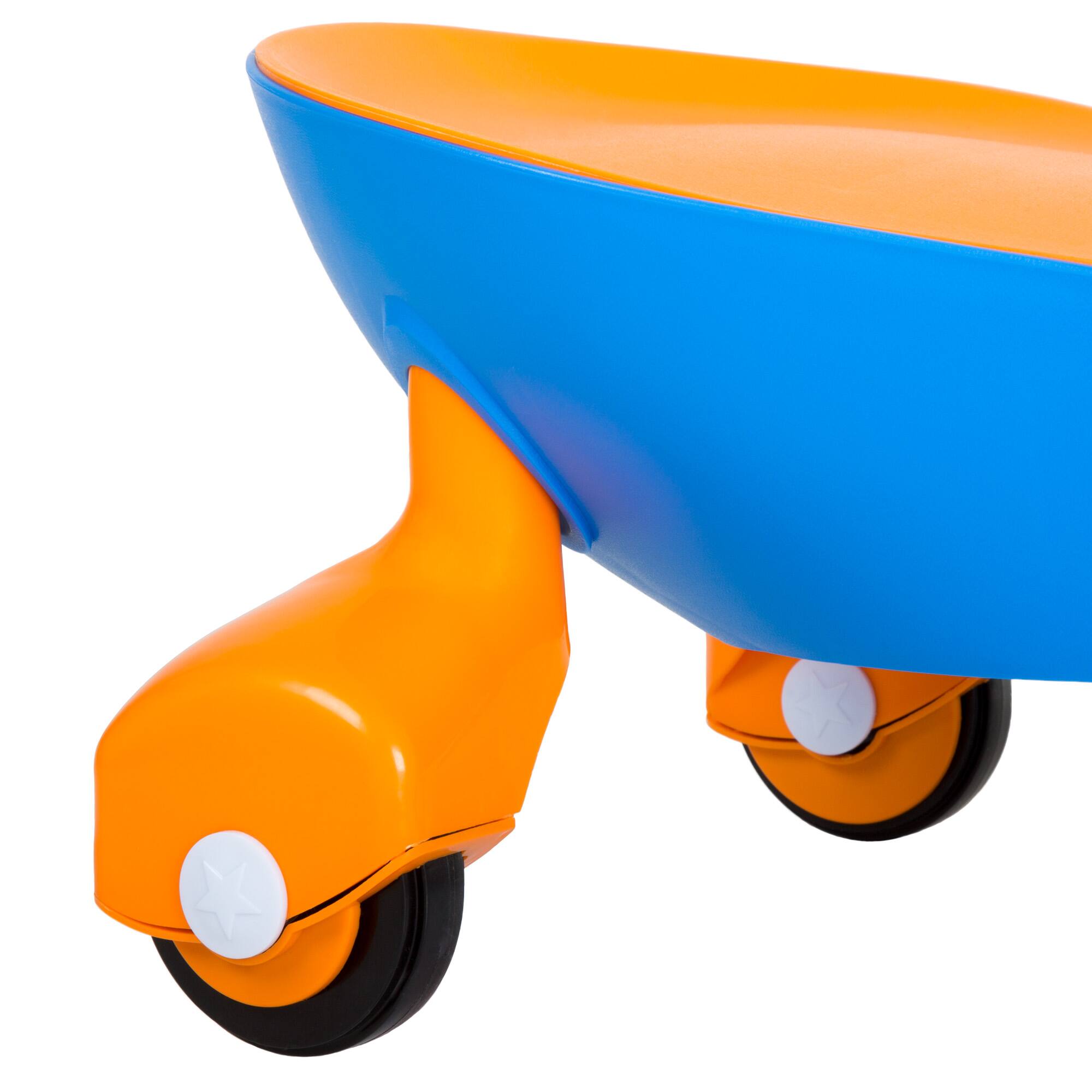 Toy Time Blue & Orange Wiggle Car