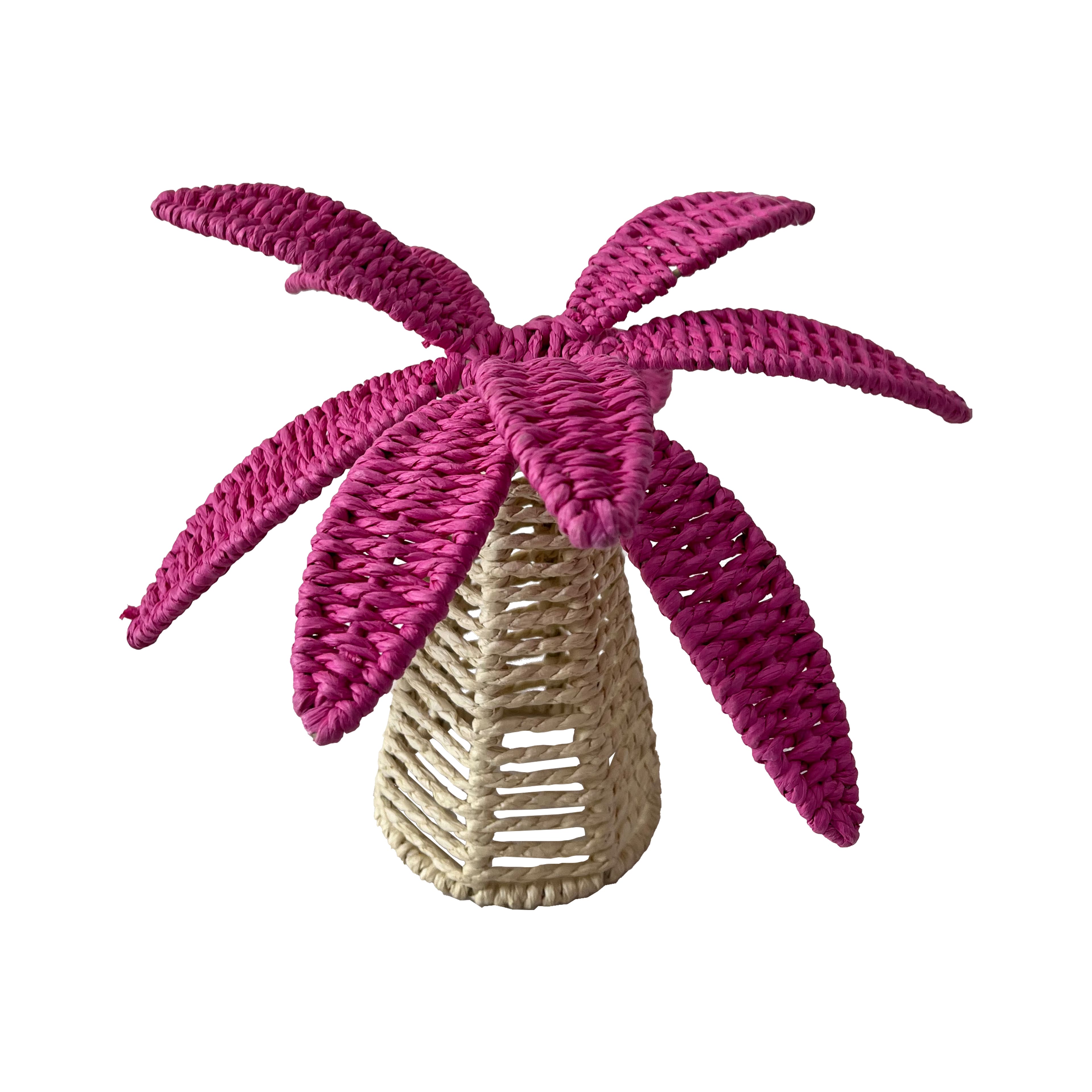 8&#x22; Pink Paper Palm Tree Tabletop D&#xE9;cor by Ashland&#xAE;