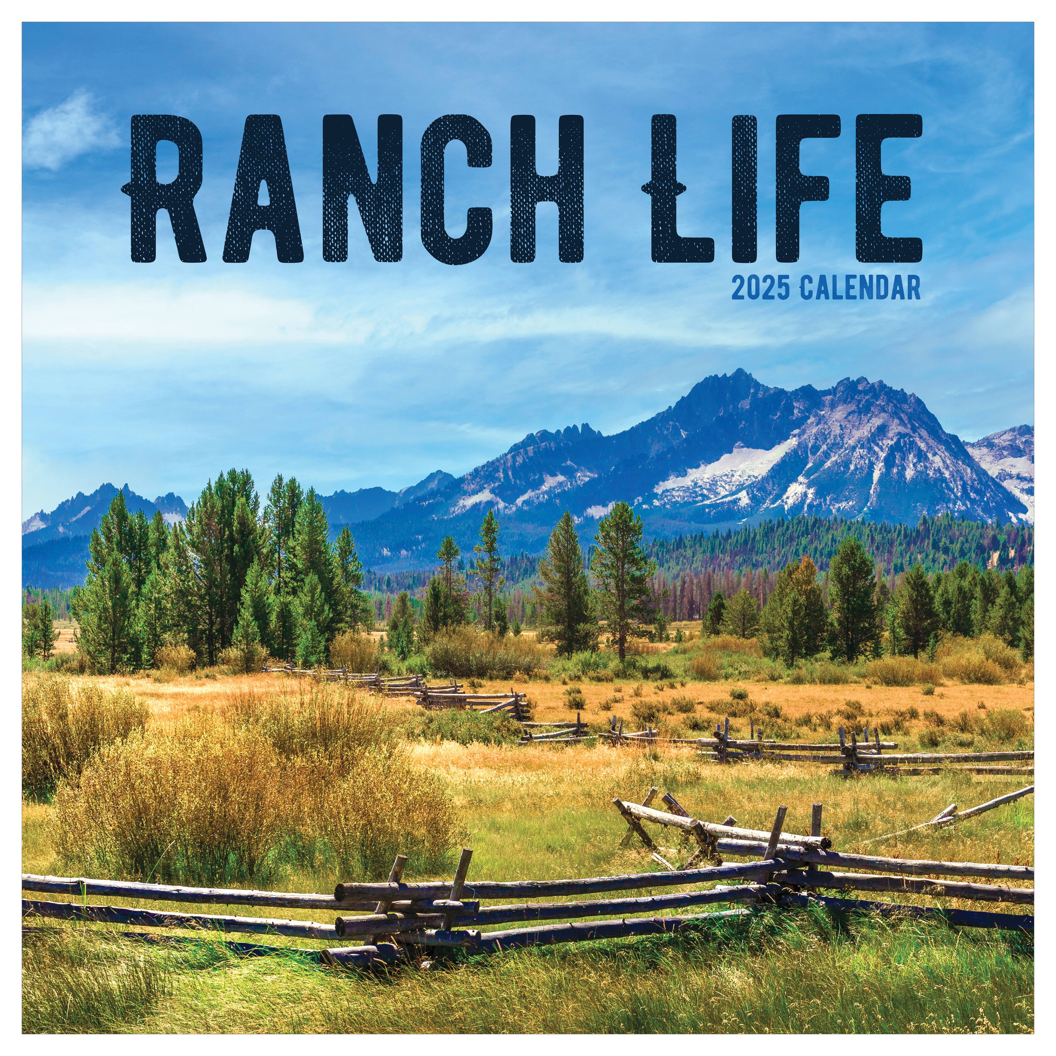 TF Publishing 2025 Ranch Life Wall Calendar