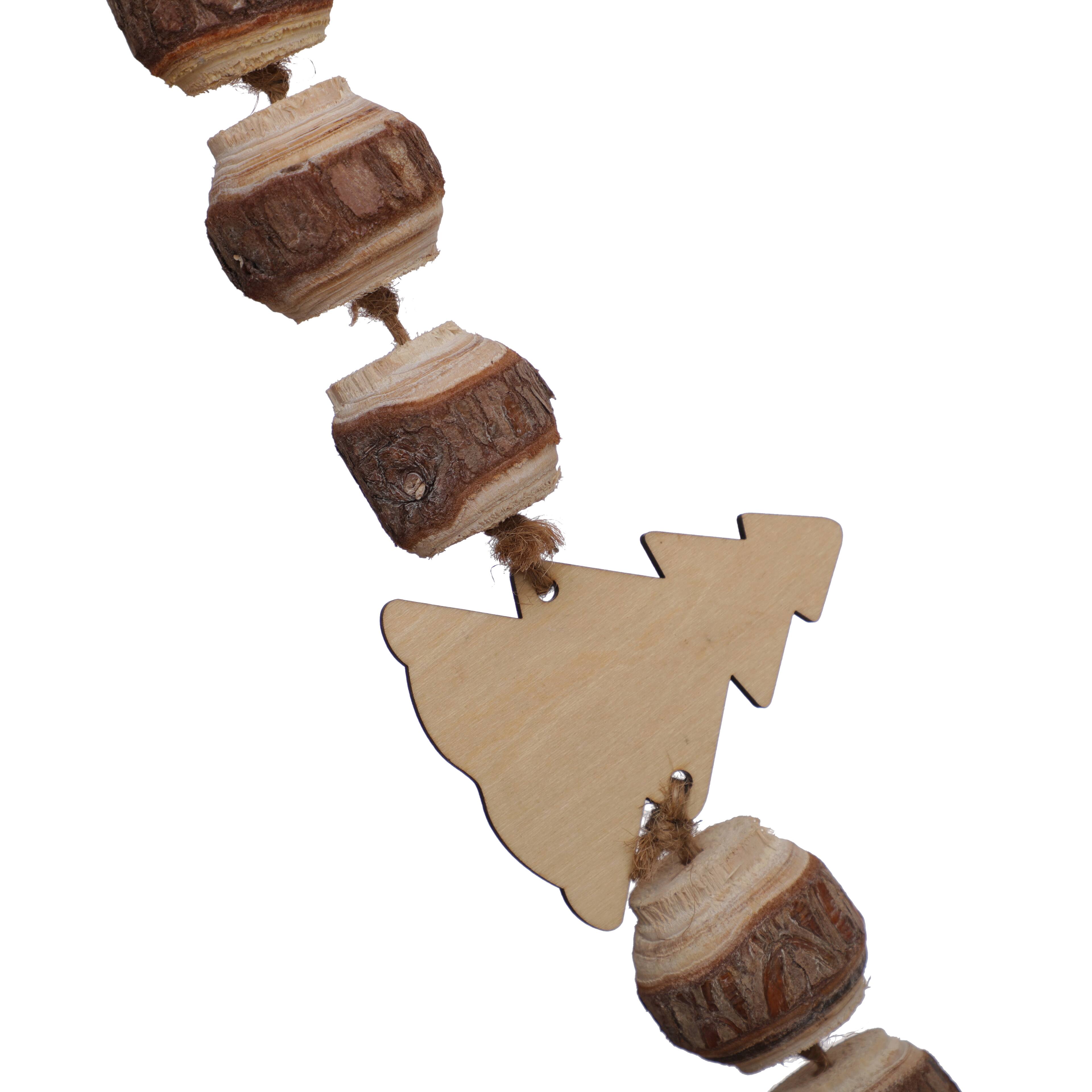 6ft. Wood Trees Garland by Ashland&#xAE;