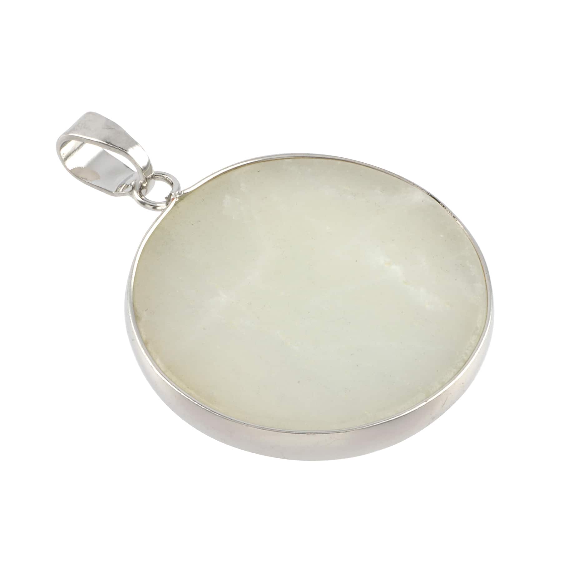 Green Amazonite Flat Round Pendant by Bead Landing&#x2122;