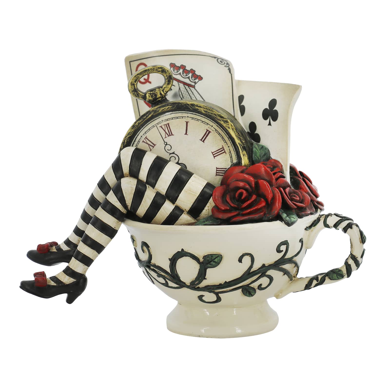 7.5" Wonderland Tea Cup with Legs Tabletop Décor by Ashland®