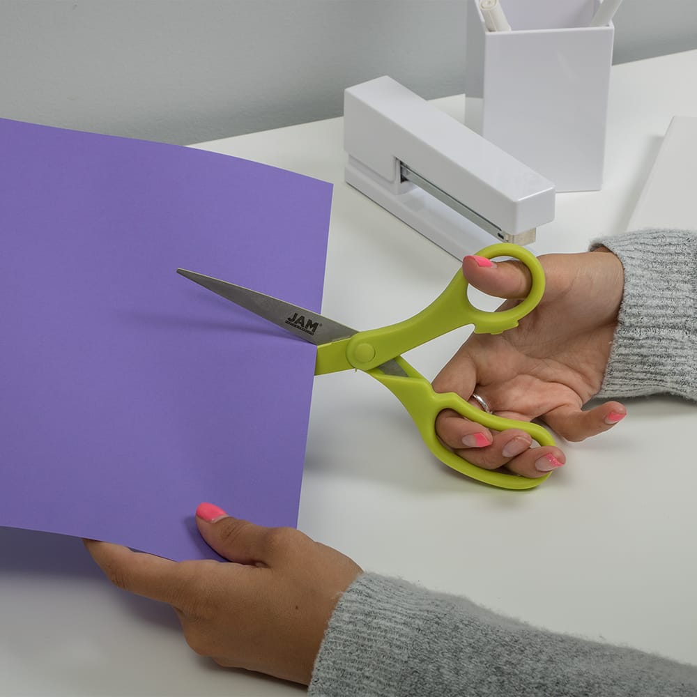 JAM Paper 8 Multi-Purpose Precision Scissors - Purple