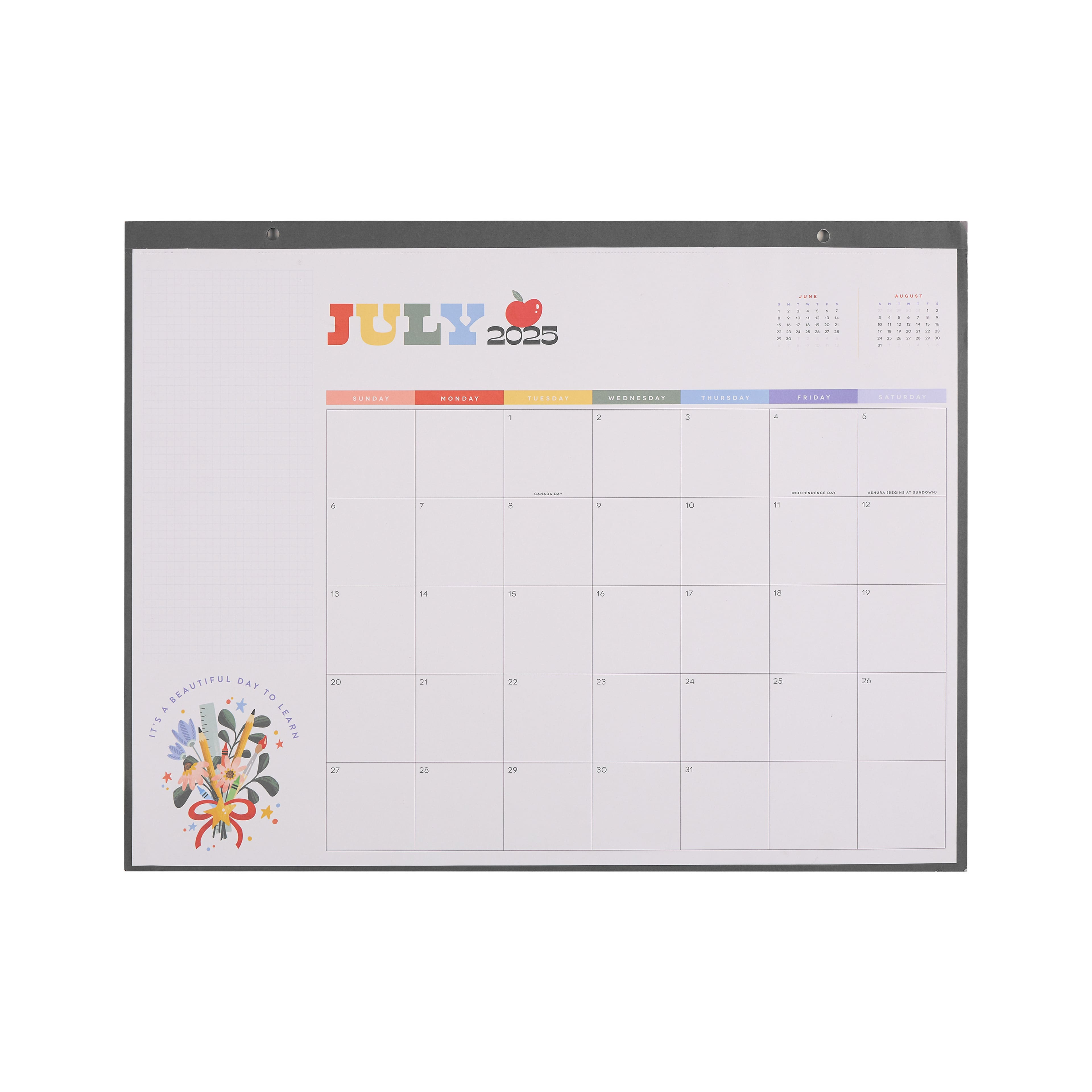 The Happy Planner&#xAE; Teachers Are Heroes 12-Month Teacher Desk Calendar