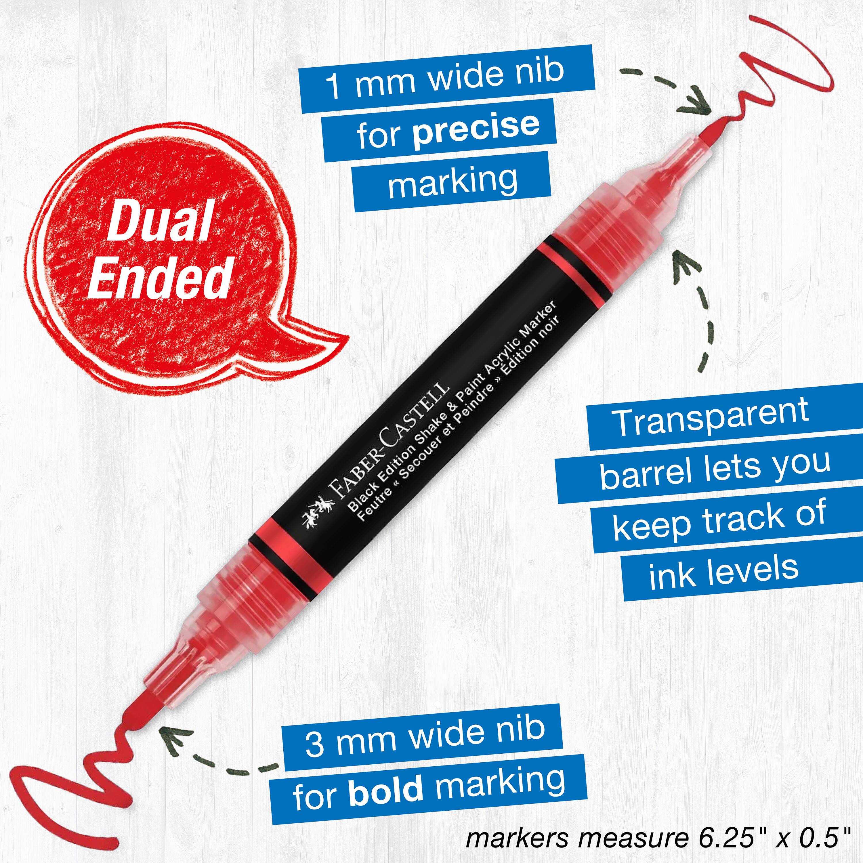 Faber-Castell&#xAE; Black Edition Classic Colors Shake &#x26; Paint Markers