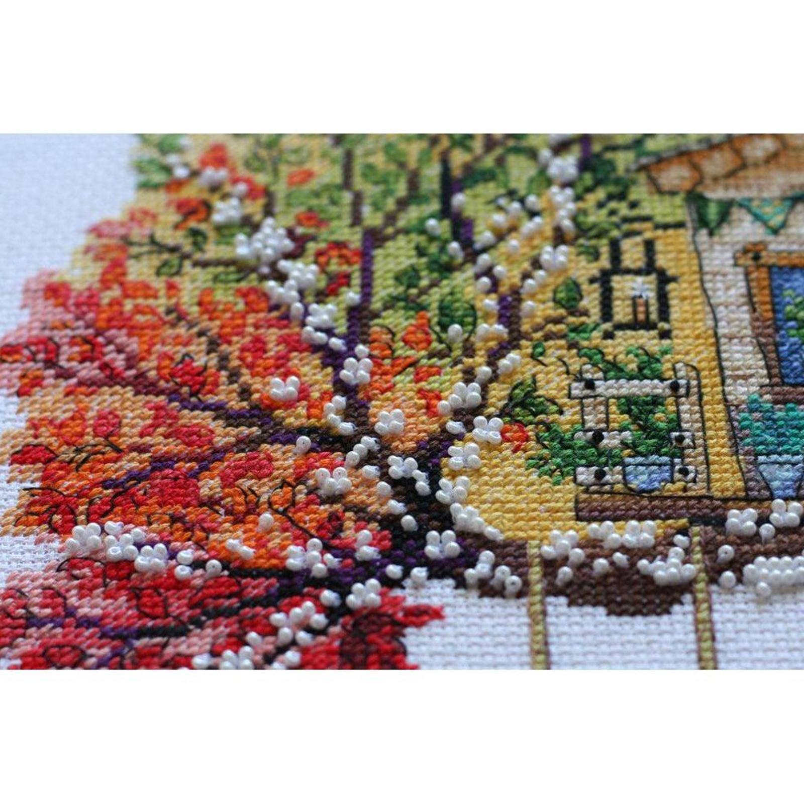 Abris Art Cat House Cross-Stitch Kit Cat House