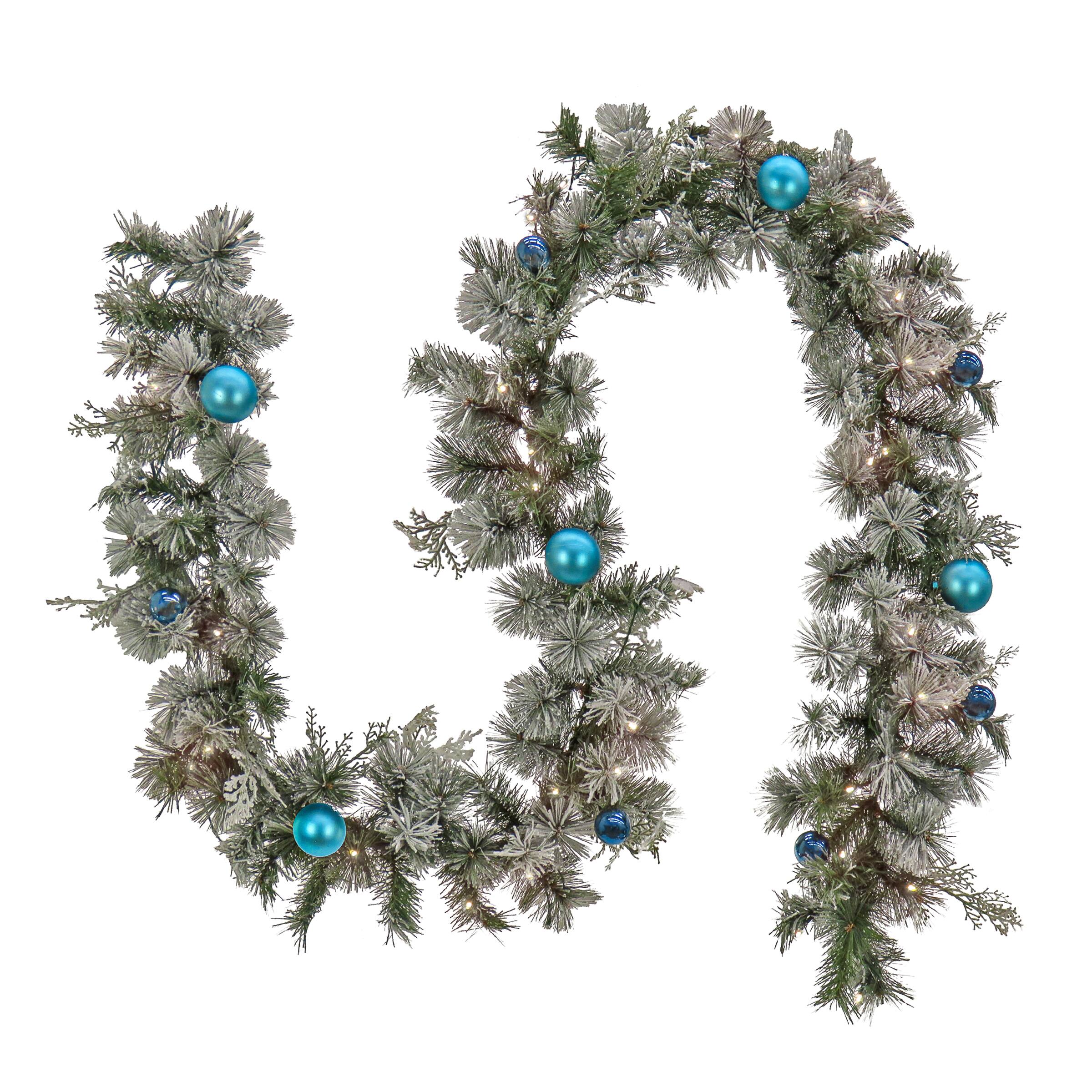 9ft. Tinkham Pine Garland With LED Lights