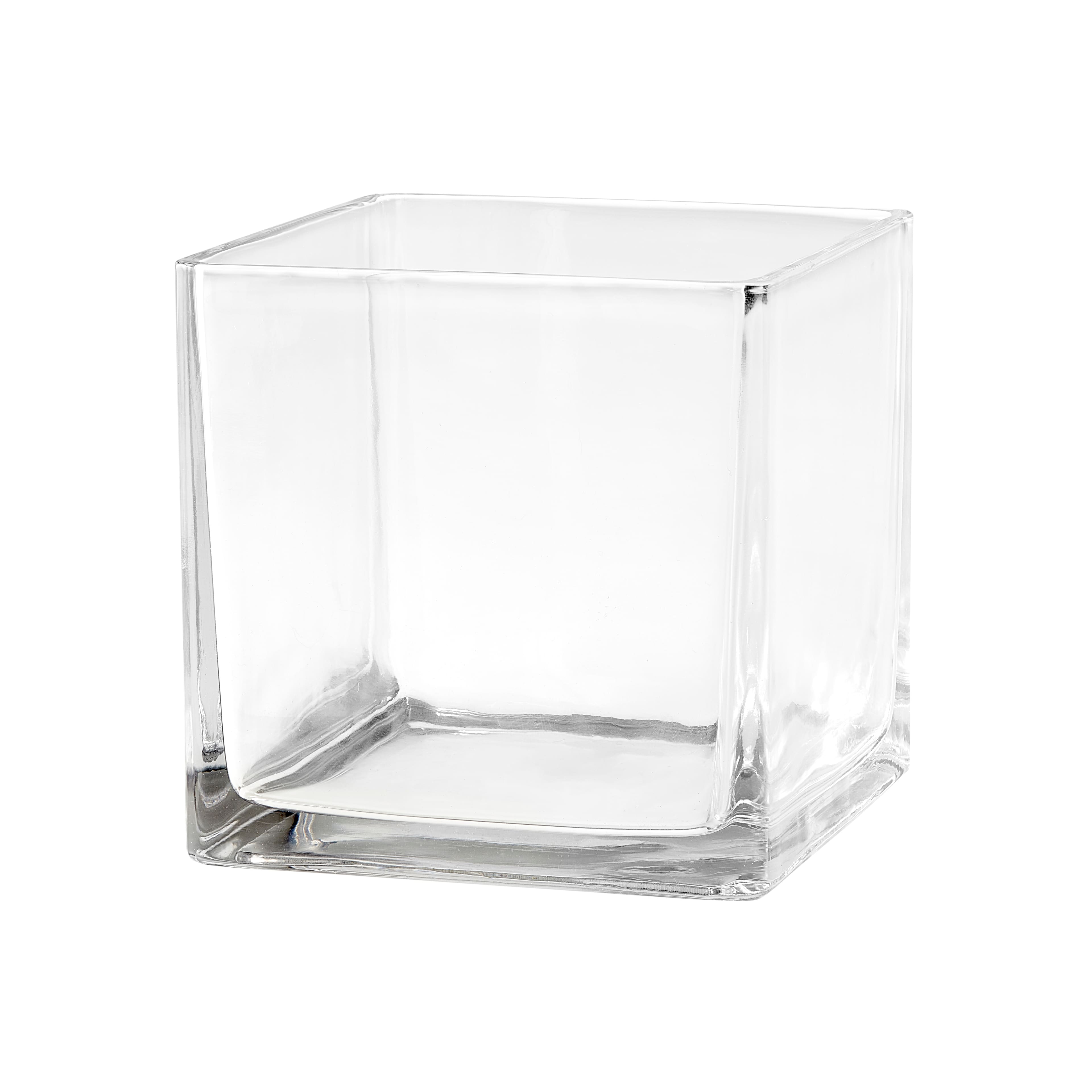 Intuition fragment Skriv email 6" Square Glass Vase by Ashland® | Michaels