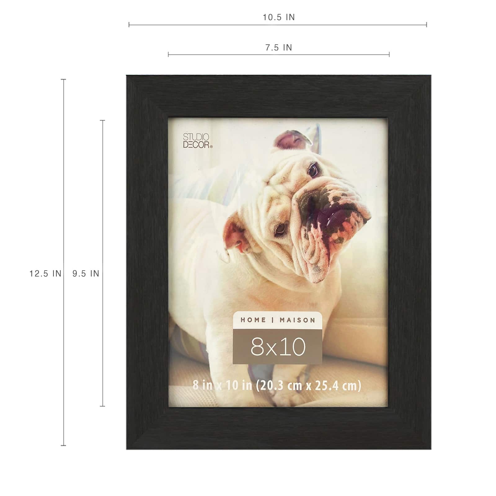 Home Distressed Black Frame by Studio Décor®