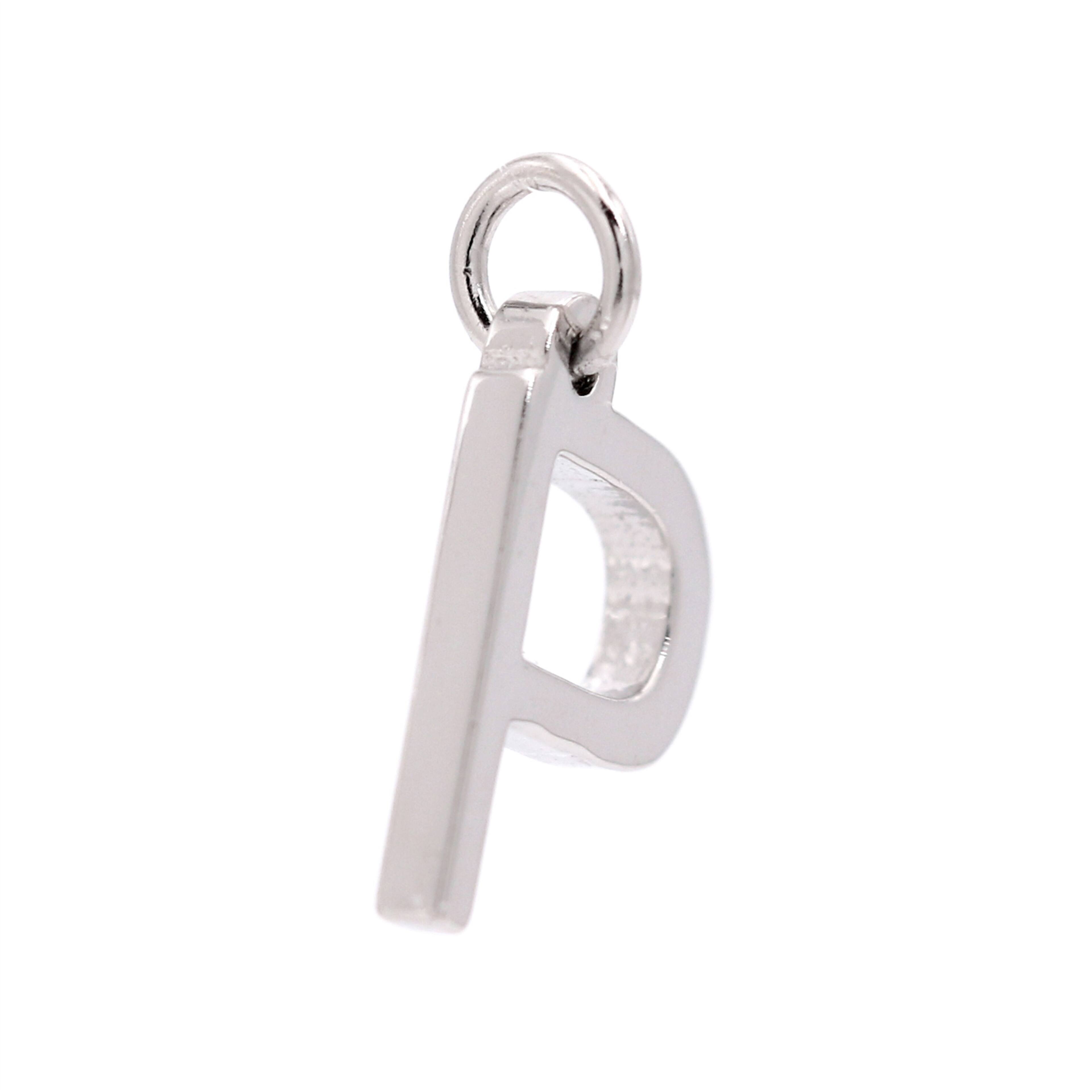 12 Pack: Sterling Silver Alphabet Charm by Bead Landing™