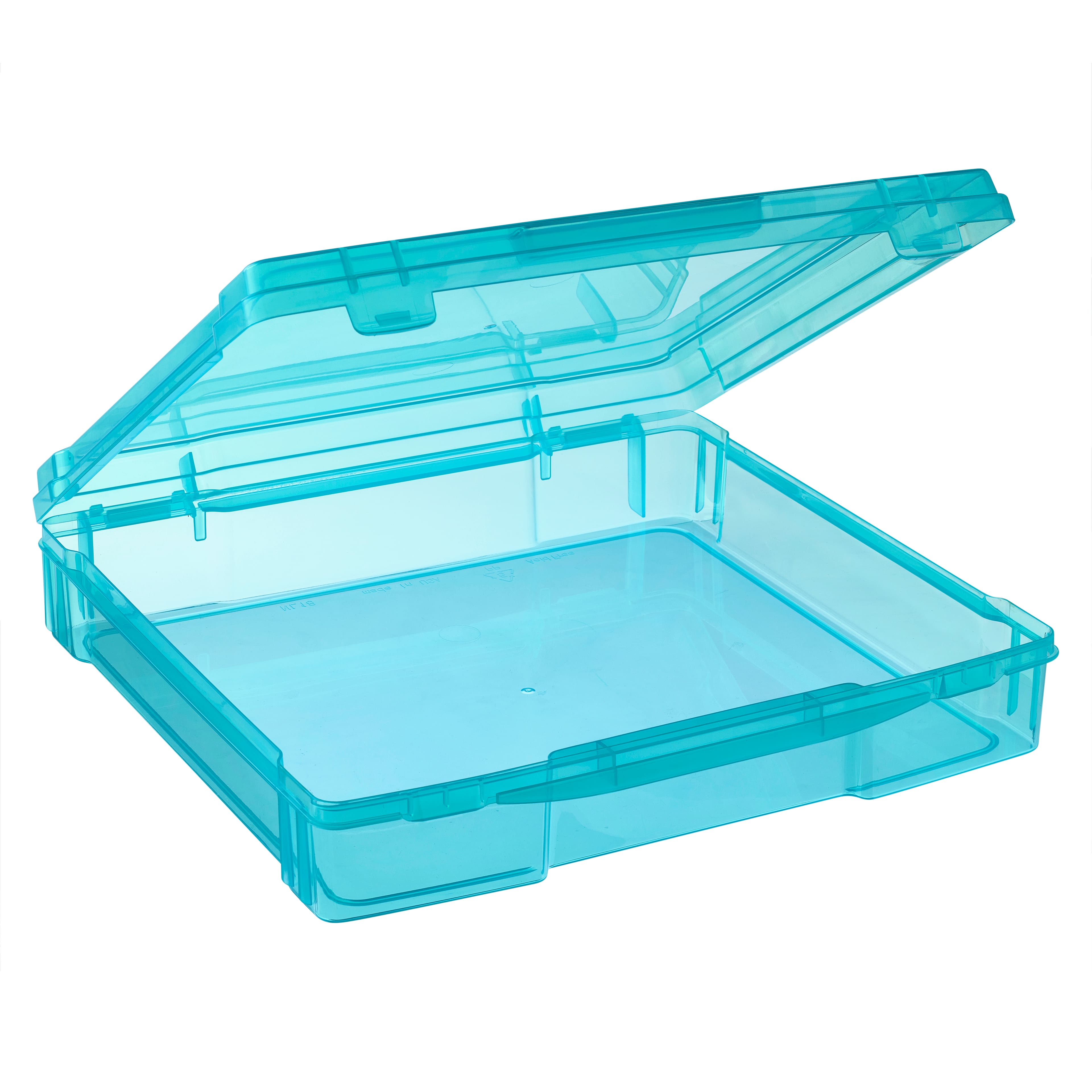 12&#x22; x 12&#x22; Turquoise Storage Case by Simply Tidy&#xAE;