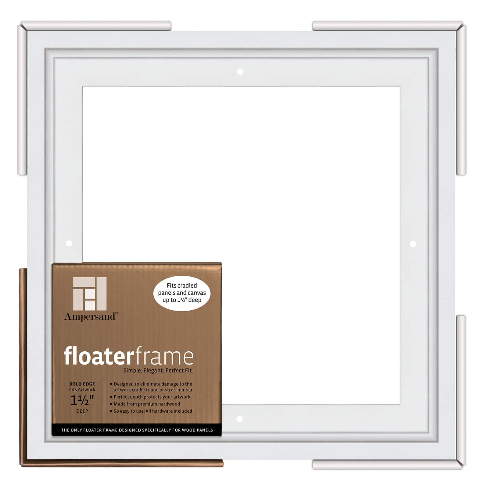 Pixy Canvas 16x24 inch Floater Frames for Canvas Paintings | Floater Frame  for Stretched Canvas and Canvas Panels | 1-3/8 Thick for 3/4 Deep Canvas