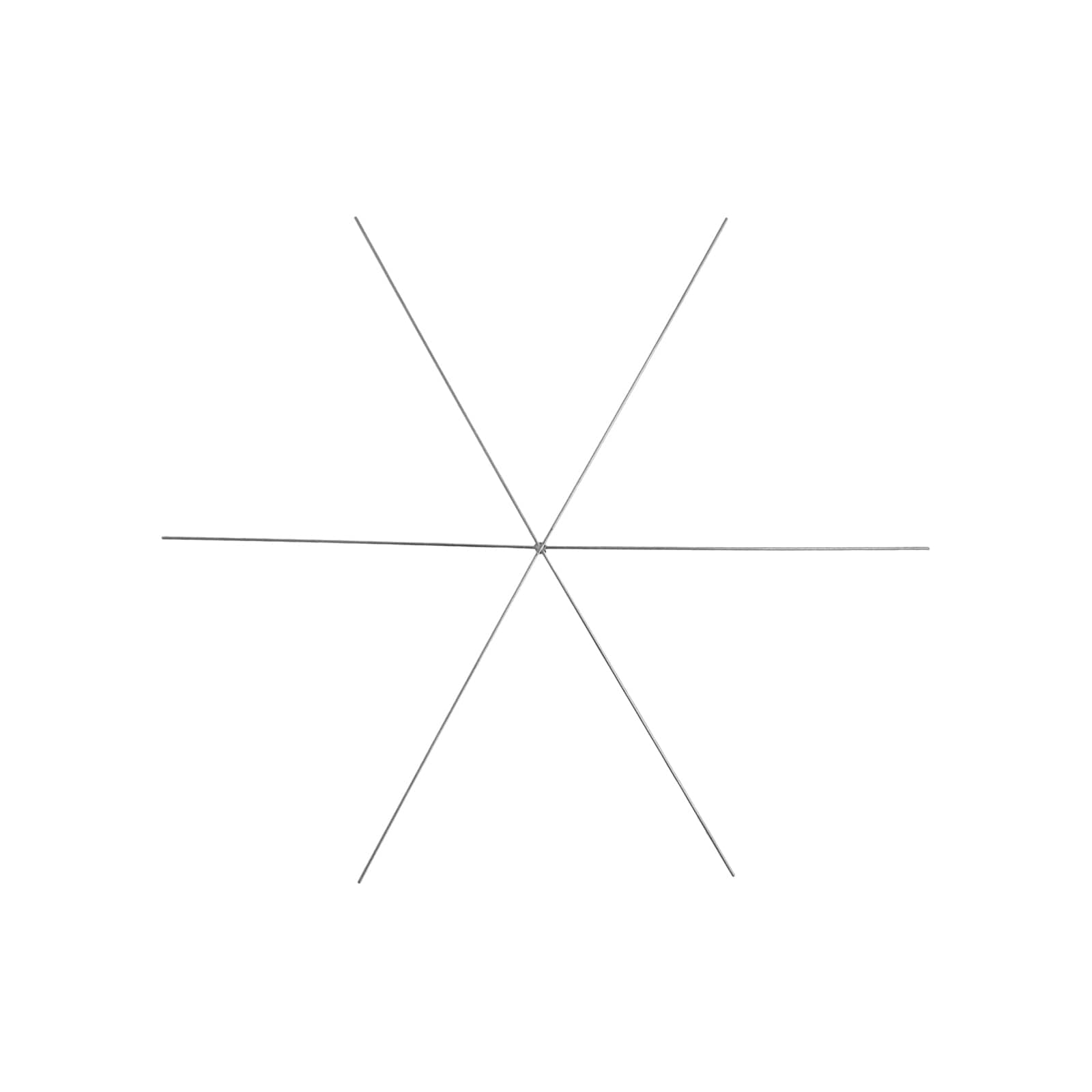 John Bead 3.75” Silver Snowflake Ornament Frames, 8ct.