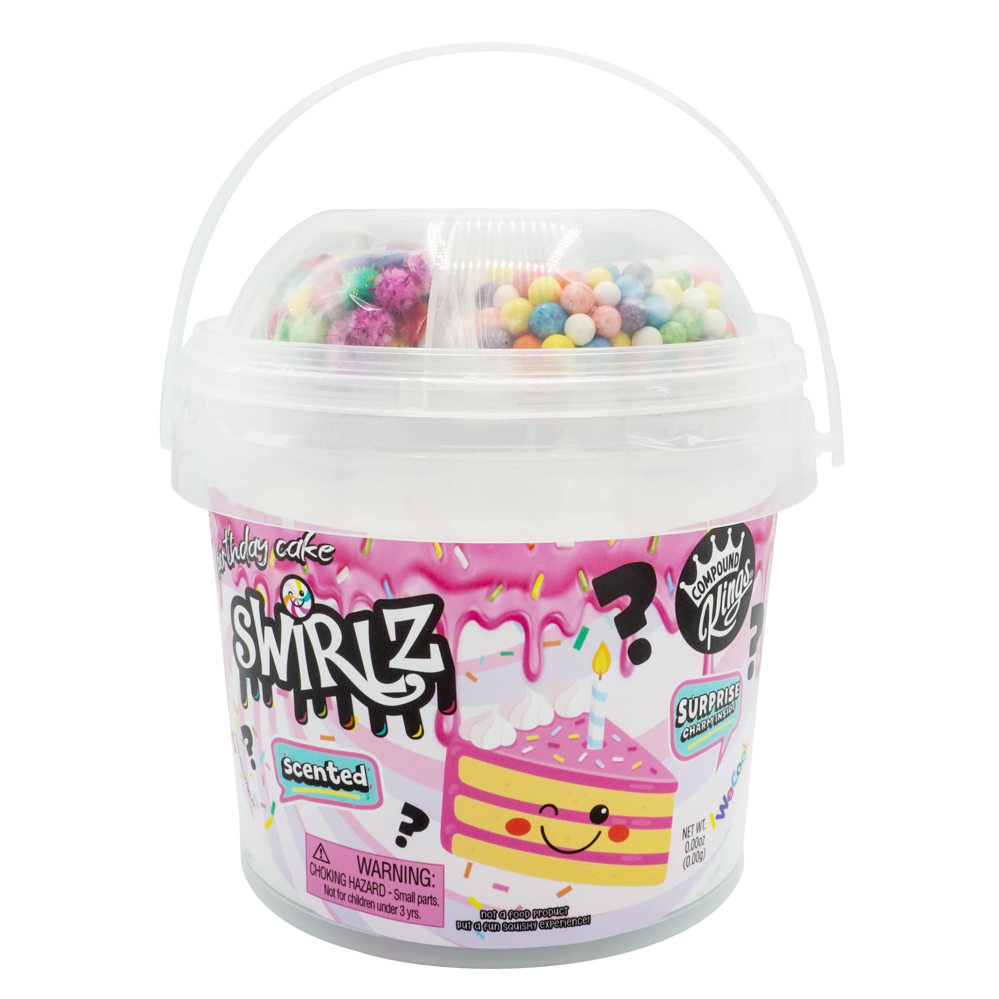 Gem & Sprinkles included Stretchy & Squishy 8oz Scented CANDY LOVER Slime 