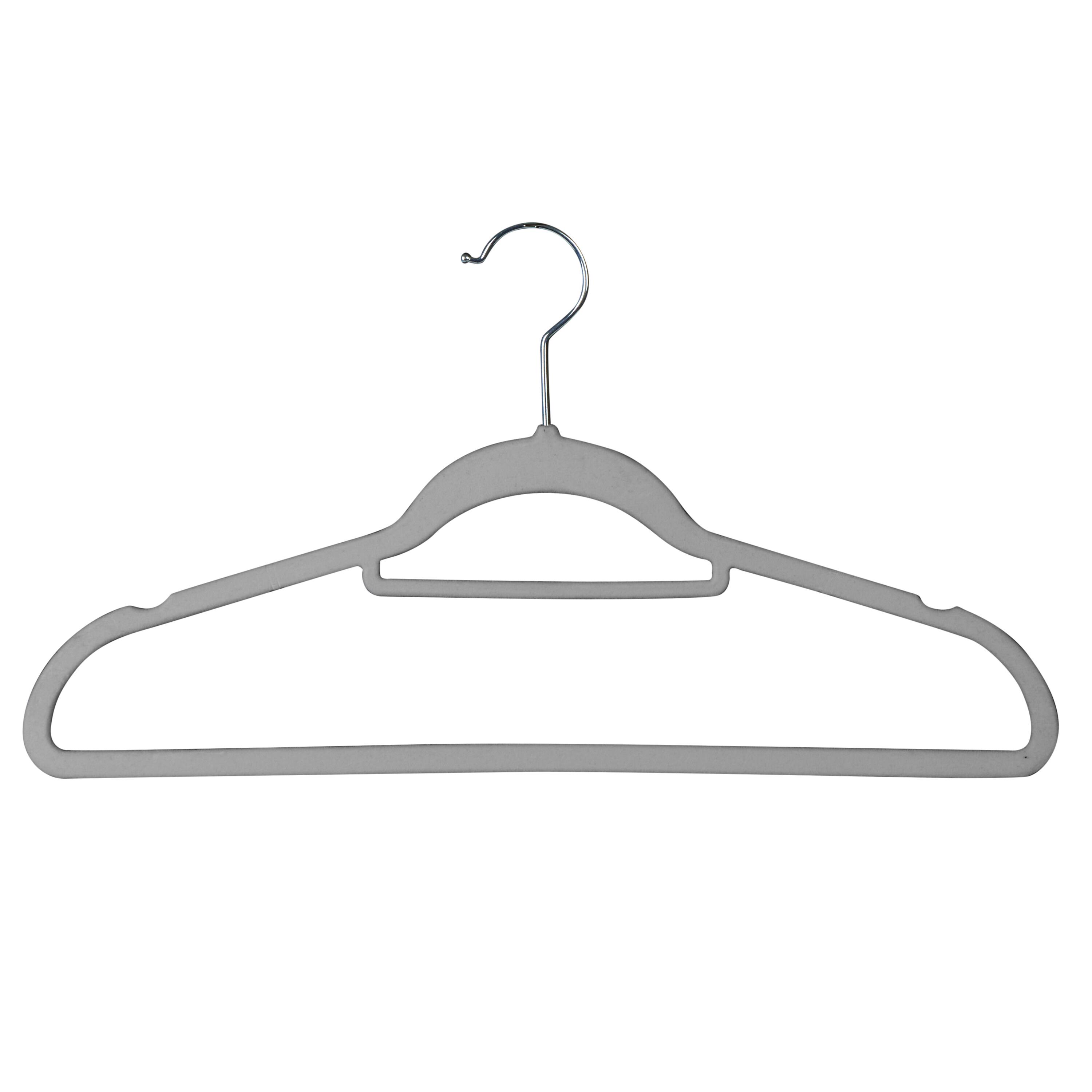 Isaac Mizrahi 17.75&#x22; Pack of Velvet Hangers