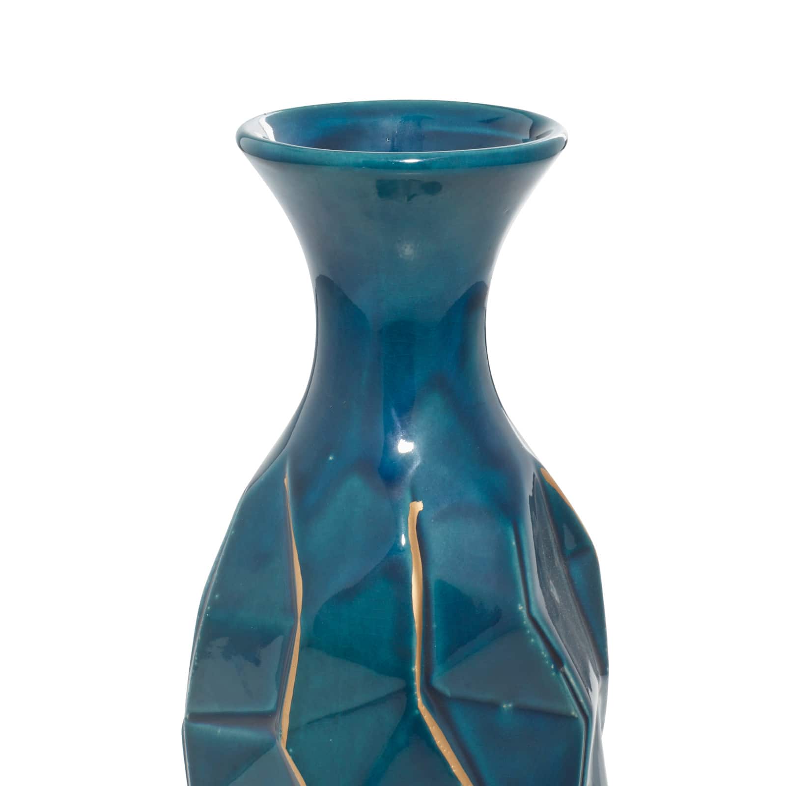 Blue Stoneware Modern Vase