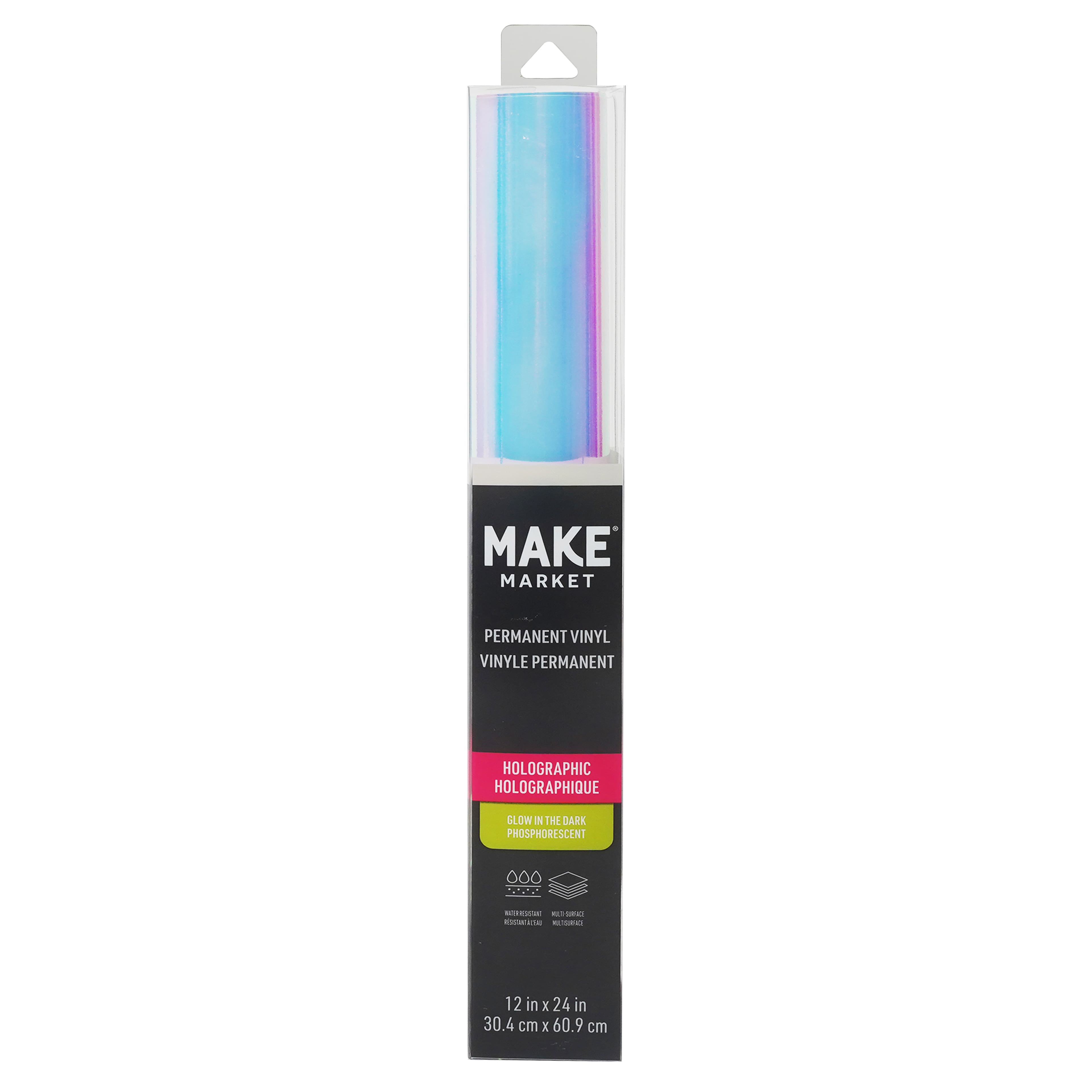 Holographic Glow-in-the-Dark Permanent Vinyl by Make Market&#xAE;