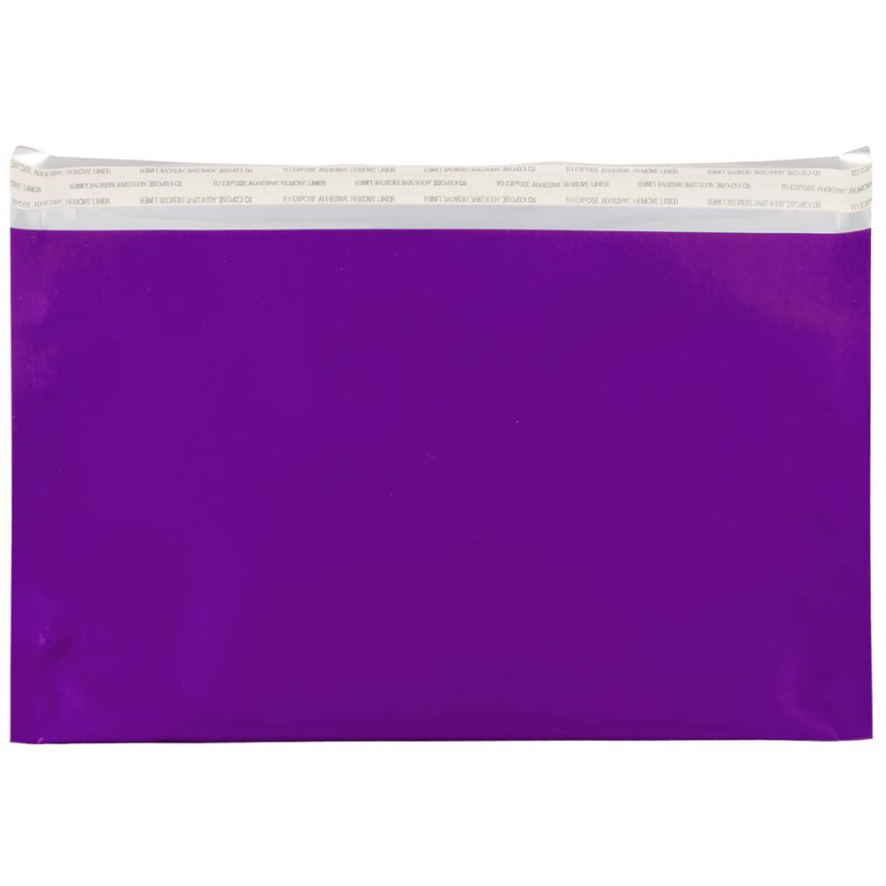 JAM Paper 6.125" x 9.5" Foil Self Adhesive Closure Envelopes, 25ct.