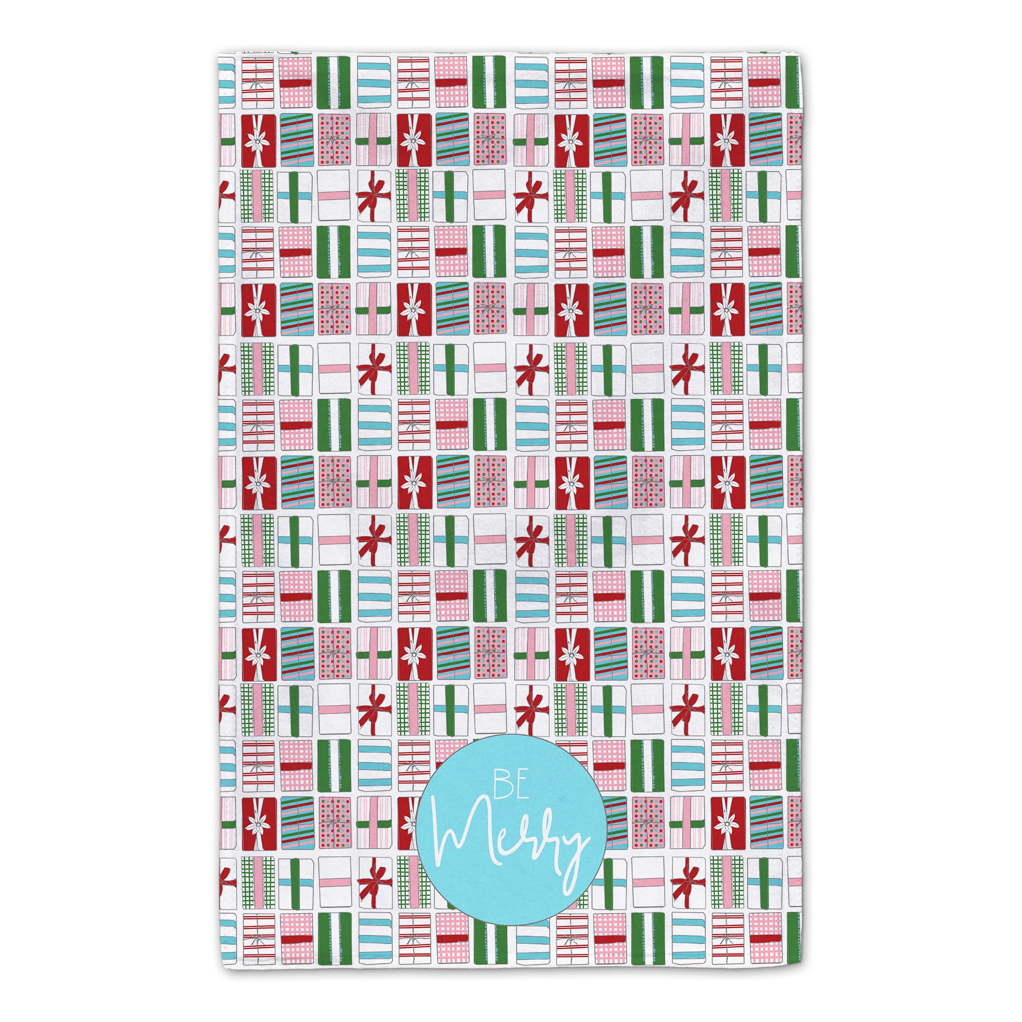 Merry Gift Boxes Tea Towels - Set of 2