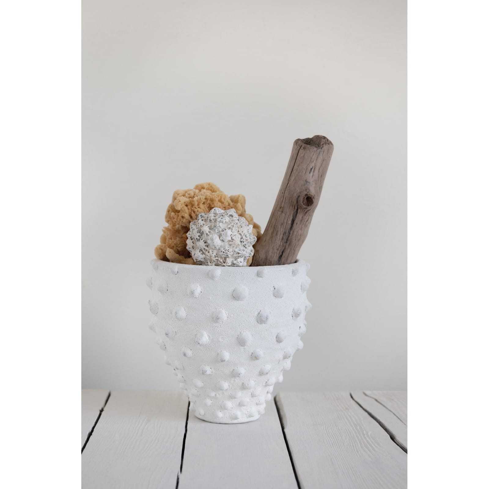 Hello Honey&#xAE; 10&#x22; Textured Polka Dot Terra Cotta Planter