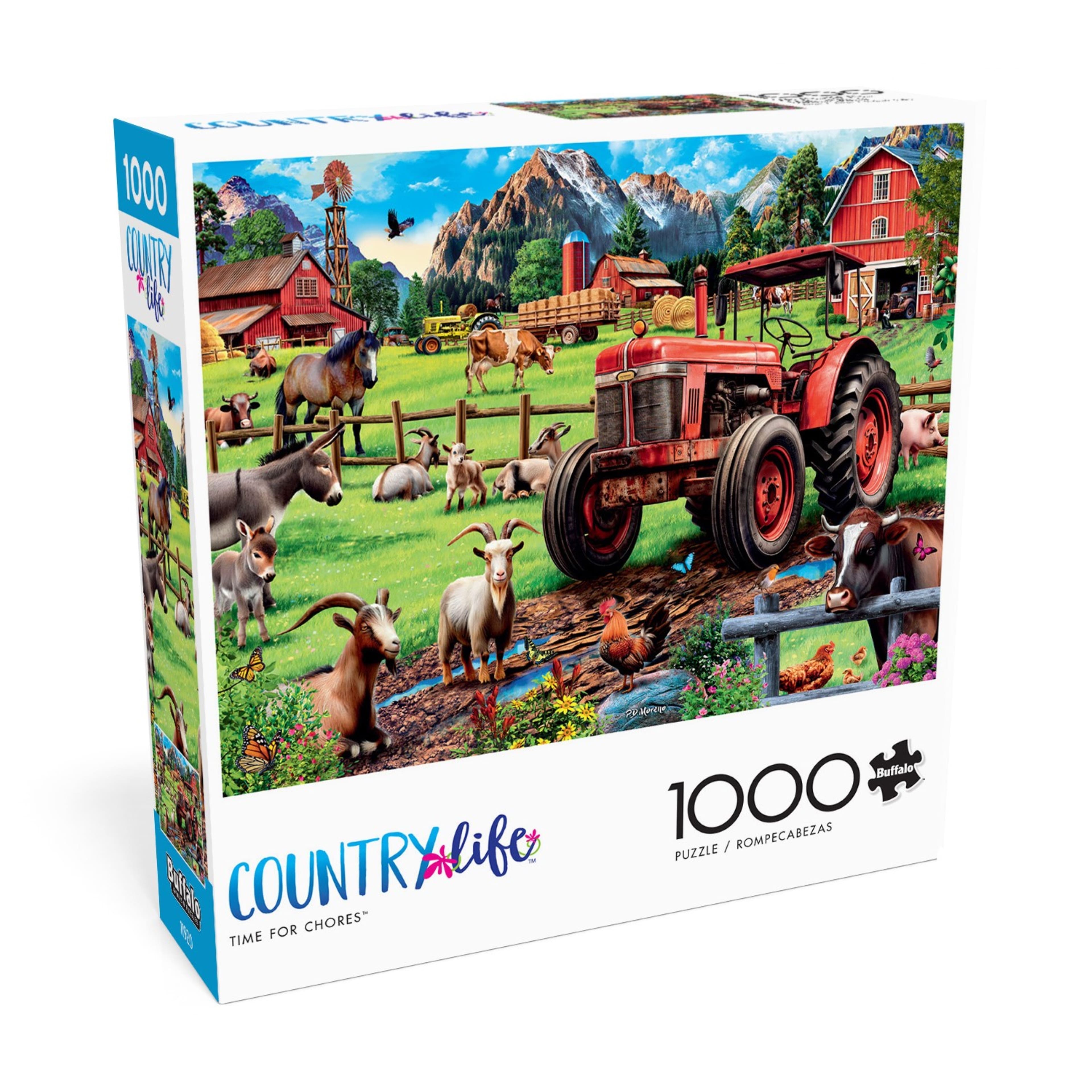 Assorted Country Life 1,000 Piece Puzzle