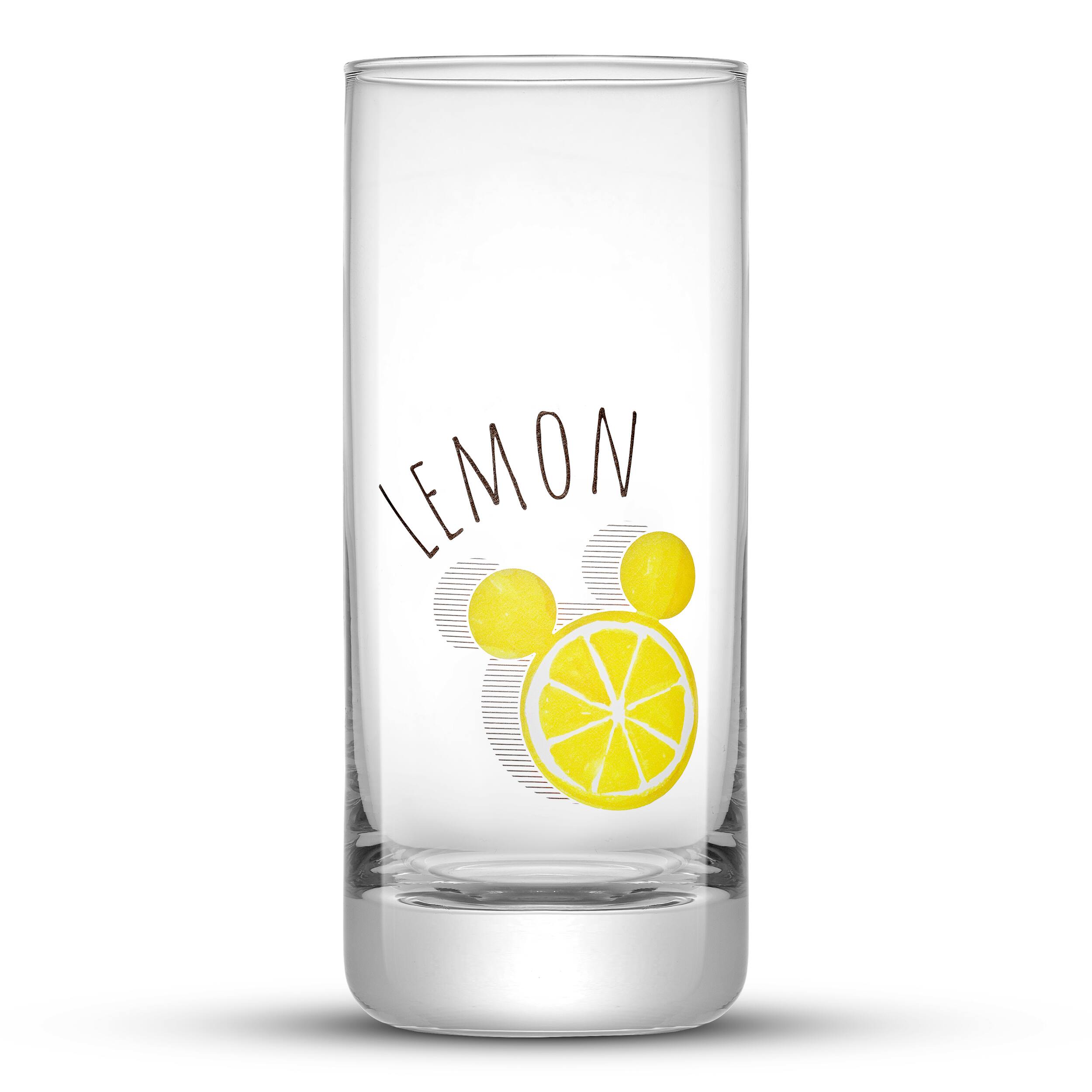 JoyJolt® Disney® 14.2oz. Mickey Mouse Citrus Tall Drinking Glass, 4ct.