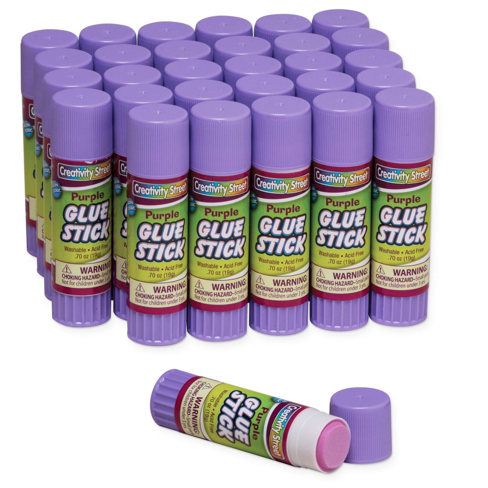 Creativity Street® Purple Glue Sticks, 2 Packs of 30