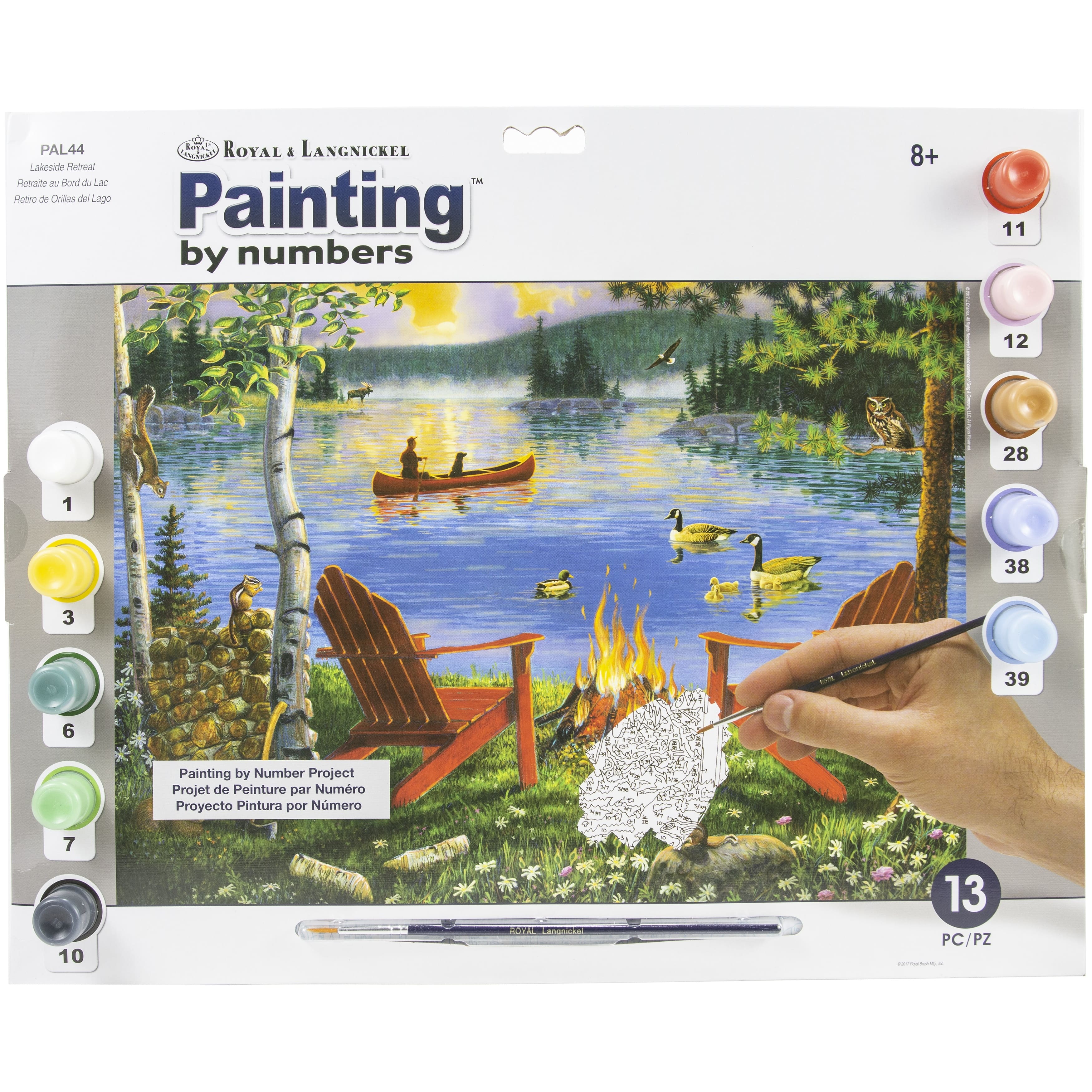 Royal & Langnickel® Lakeside Retreat Paint By Number Kit | Michaels