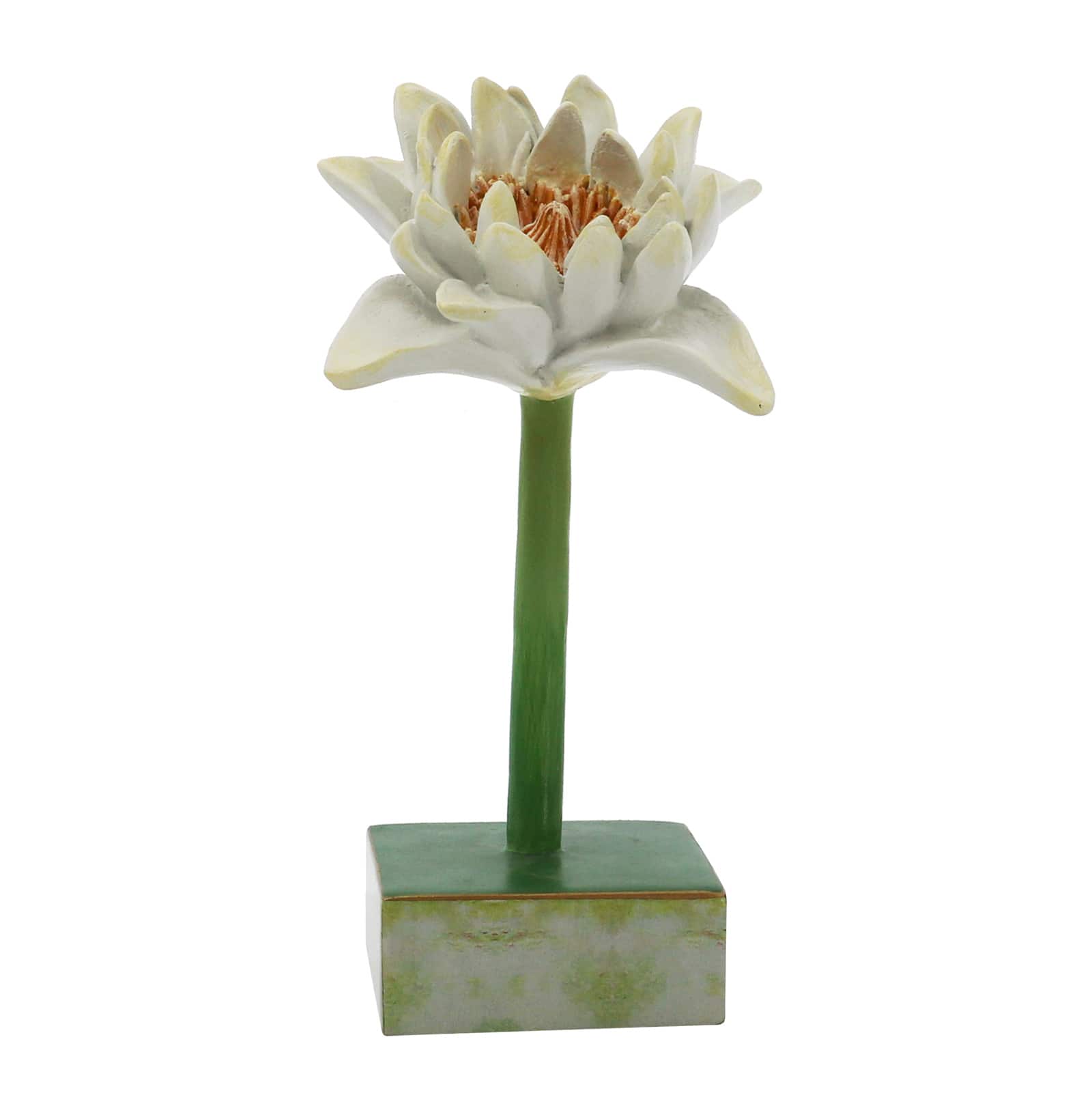 8&#x22; White Lotus Flower Tabletop Accent by Ashland&#xAE;