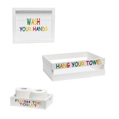 Kids Bathroom Towel Holder