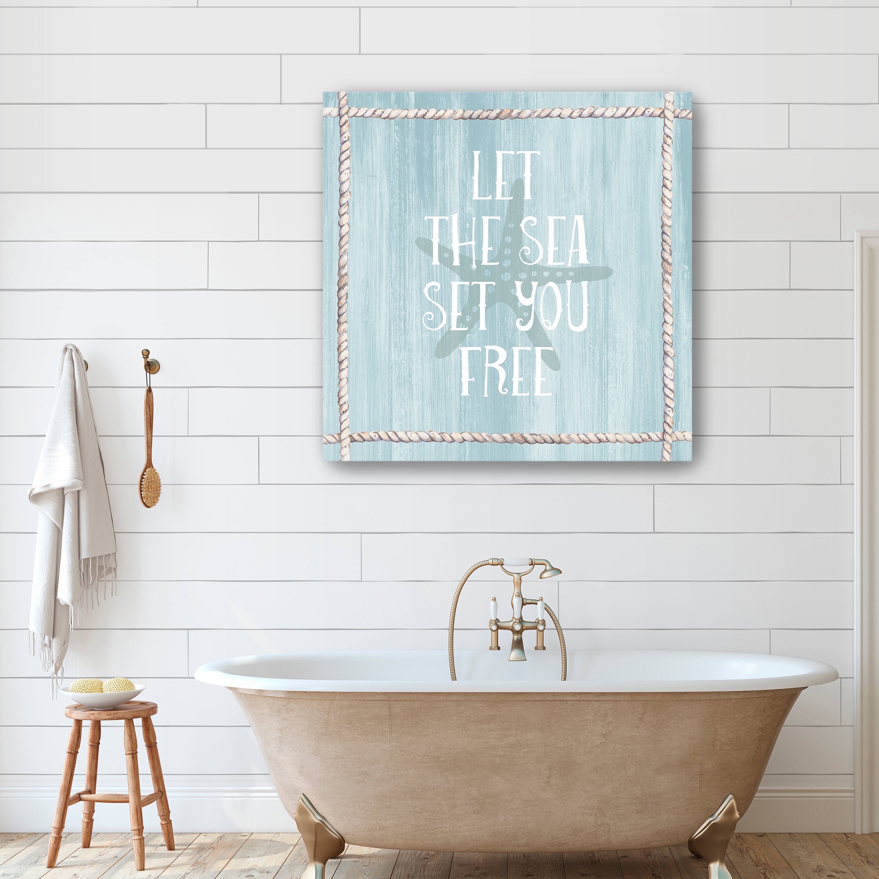 Let the Sea Canvas Giclee