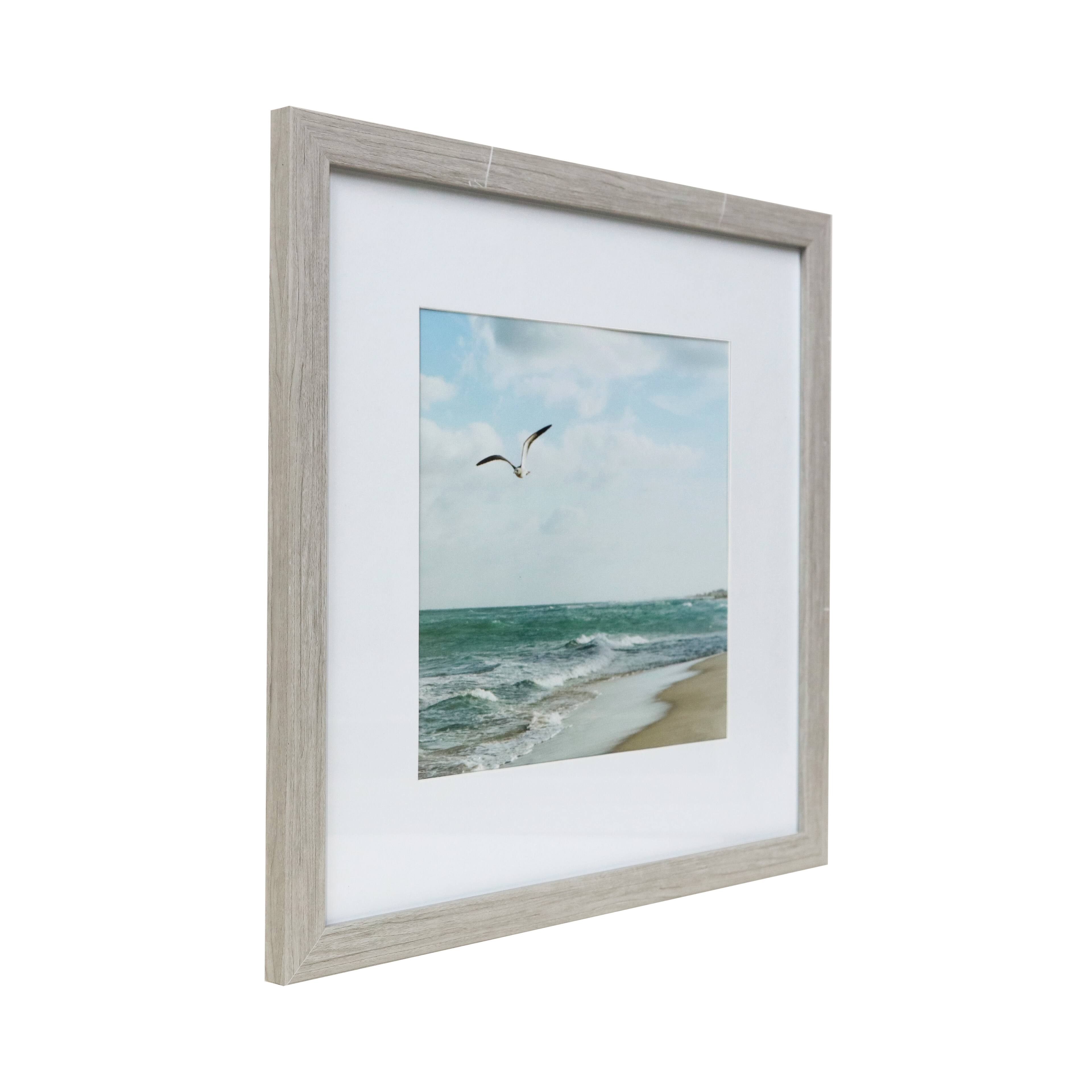 3 Pack Gray 8 x 8 Frame Set with Mat, Gallery™ by Studio Décor®