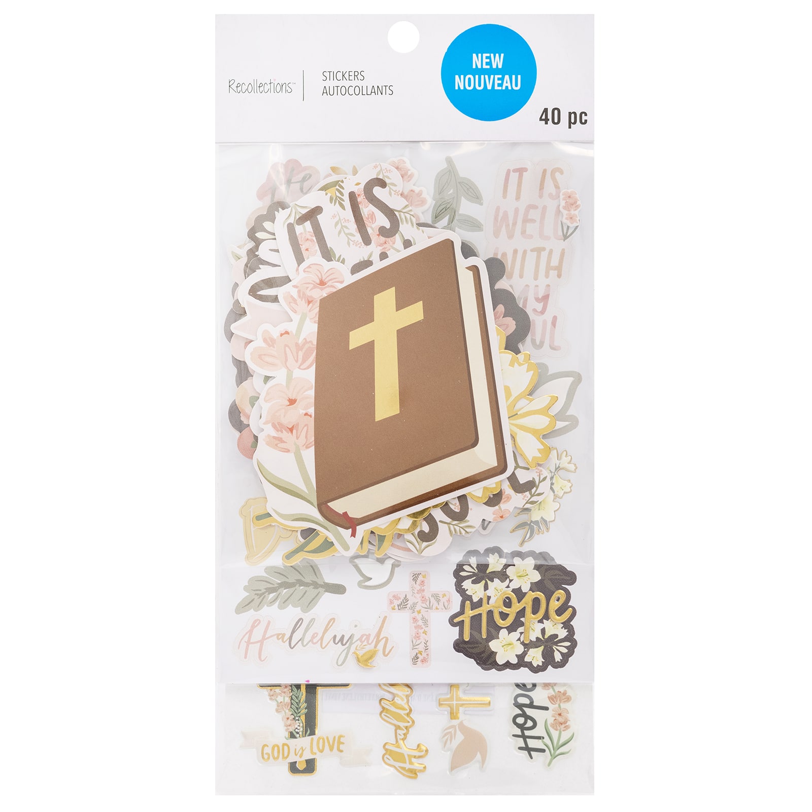 12 Pack: Faith-Based Easter Stickers by Recollections&#x2122;