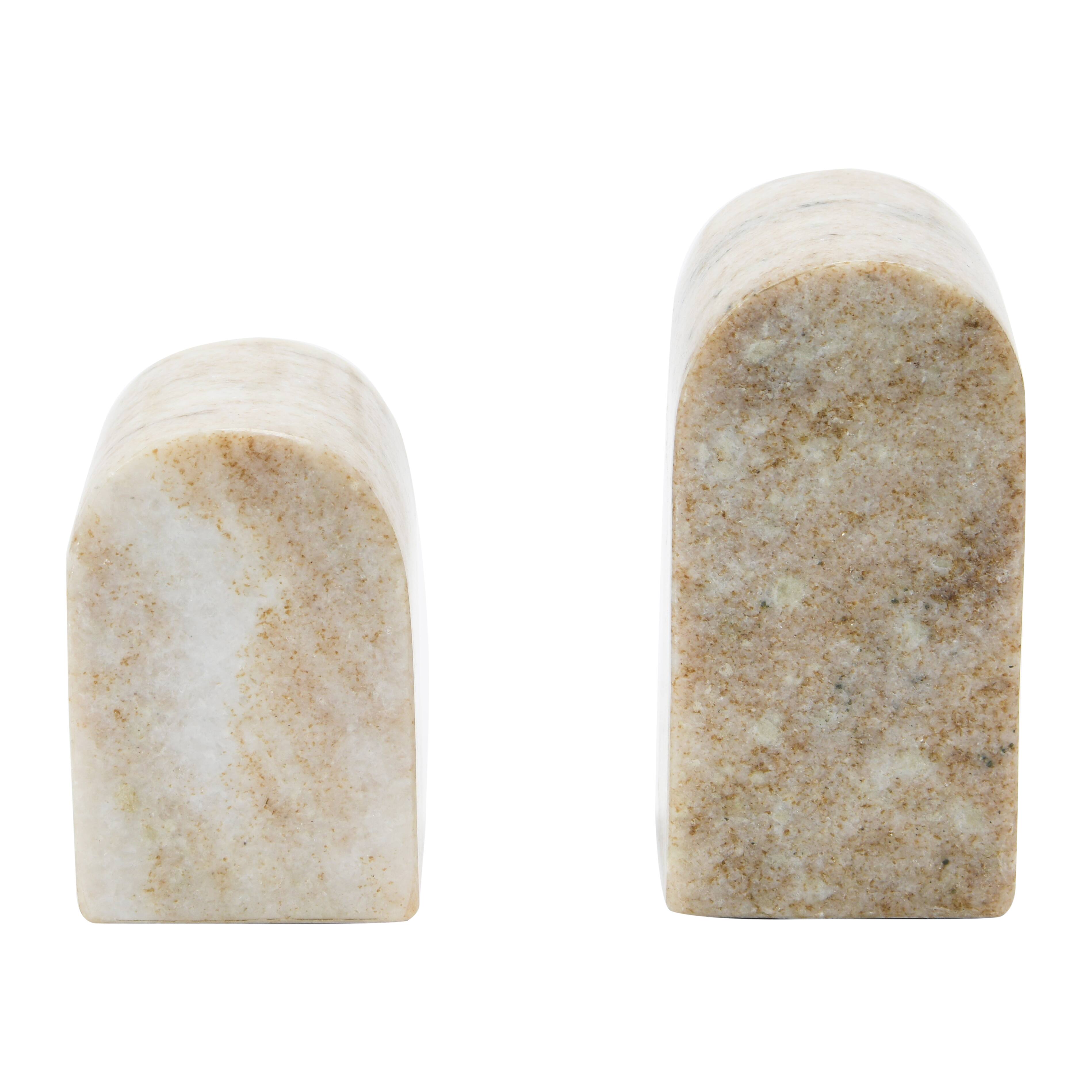 Hello Honey&#xAE; Contemporary Decorative Marble Office Bookends Set