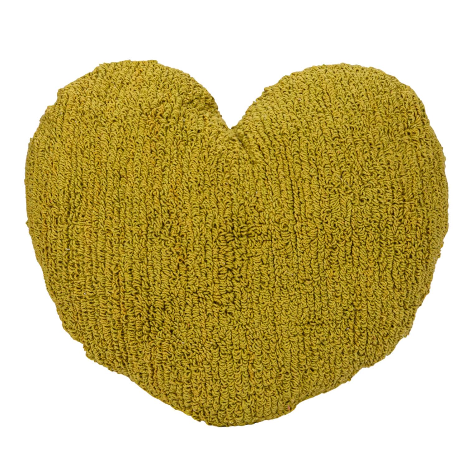 Hello Honey&#xAE; Red, Yellow &#x26; Blue Cotton Tufted Heart Pillow Set