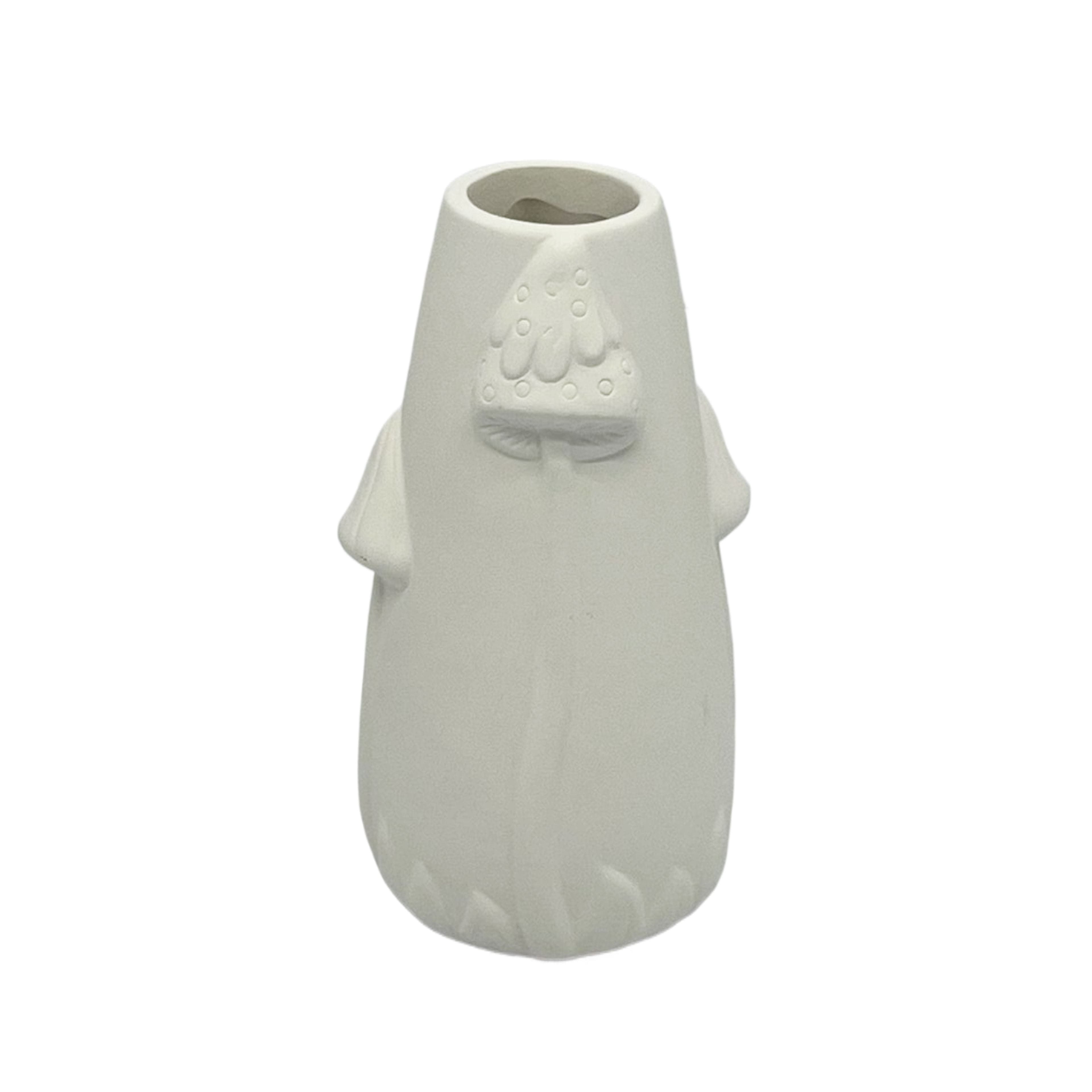 Vase soliflore ornemental &#xE0; th&#xE8;me de champignon en c&#xE9;ramique &#xE0; d&#xE9;corer soi-m&#xEA;me de 11,8&#xA0;cm de Make Market