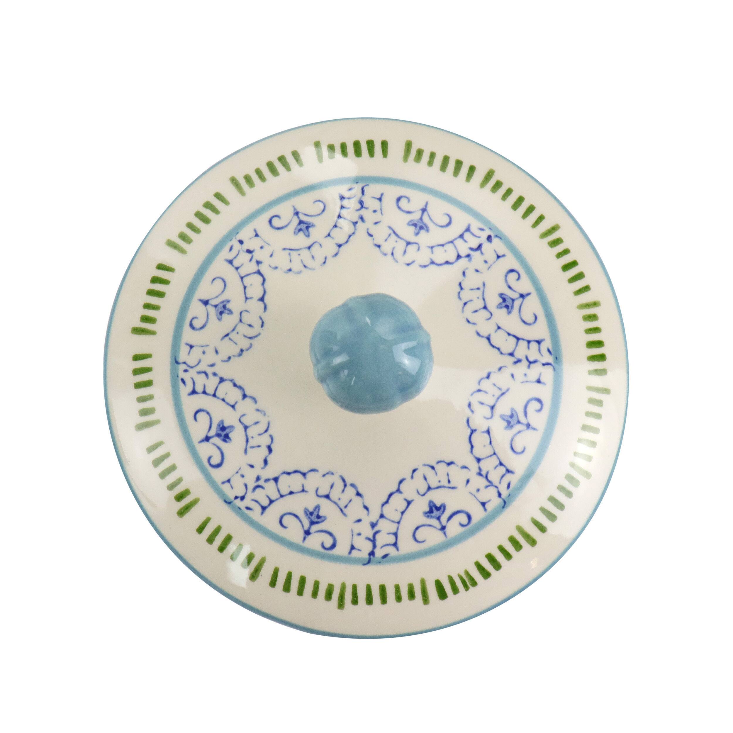 Gibson Elite® Anaya Ceramic Canister with Lid in Floral