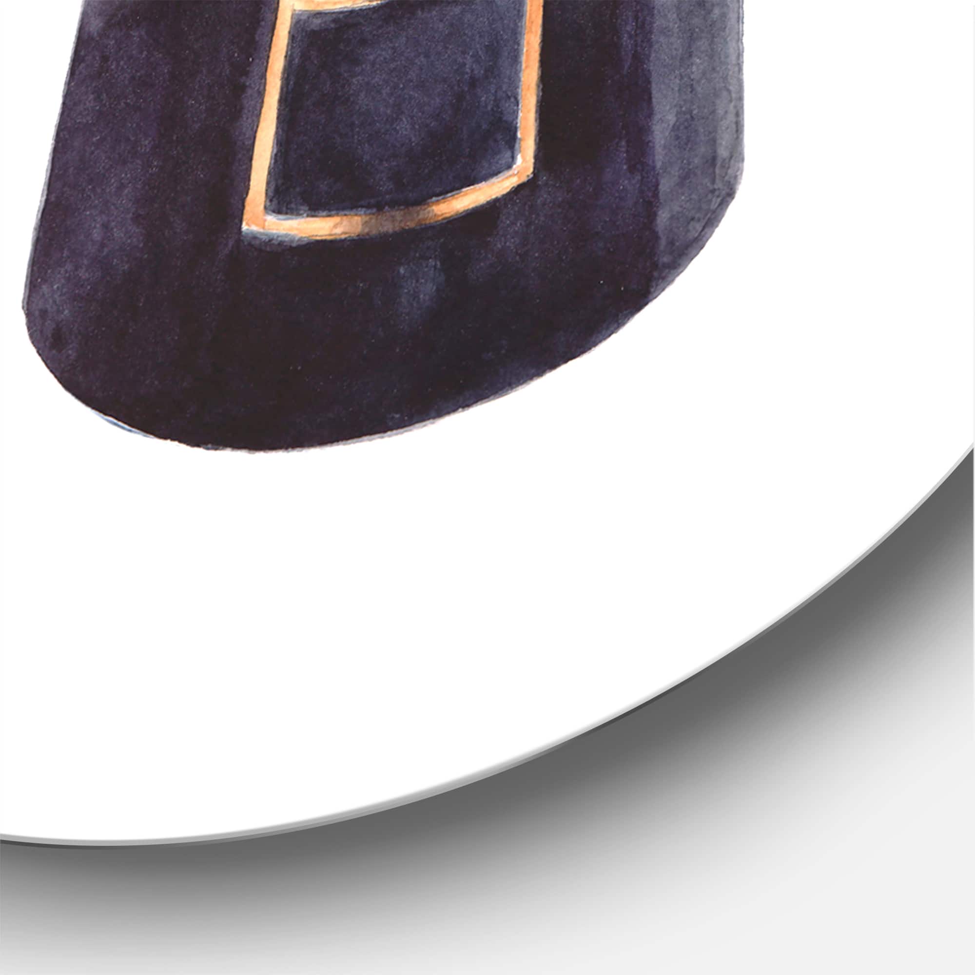 Designart - Flower Box With Peonies and Rose - Farmhouse Metal Circle Wall Art