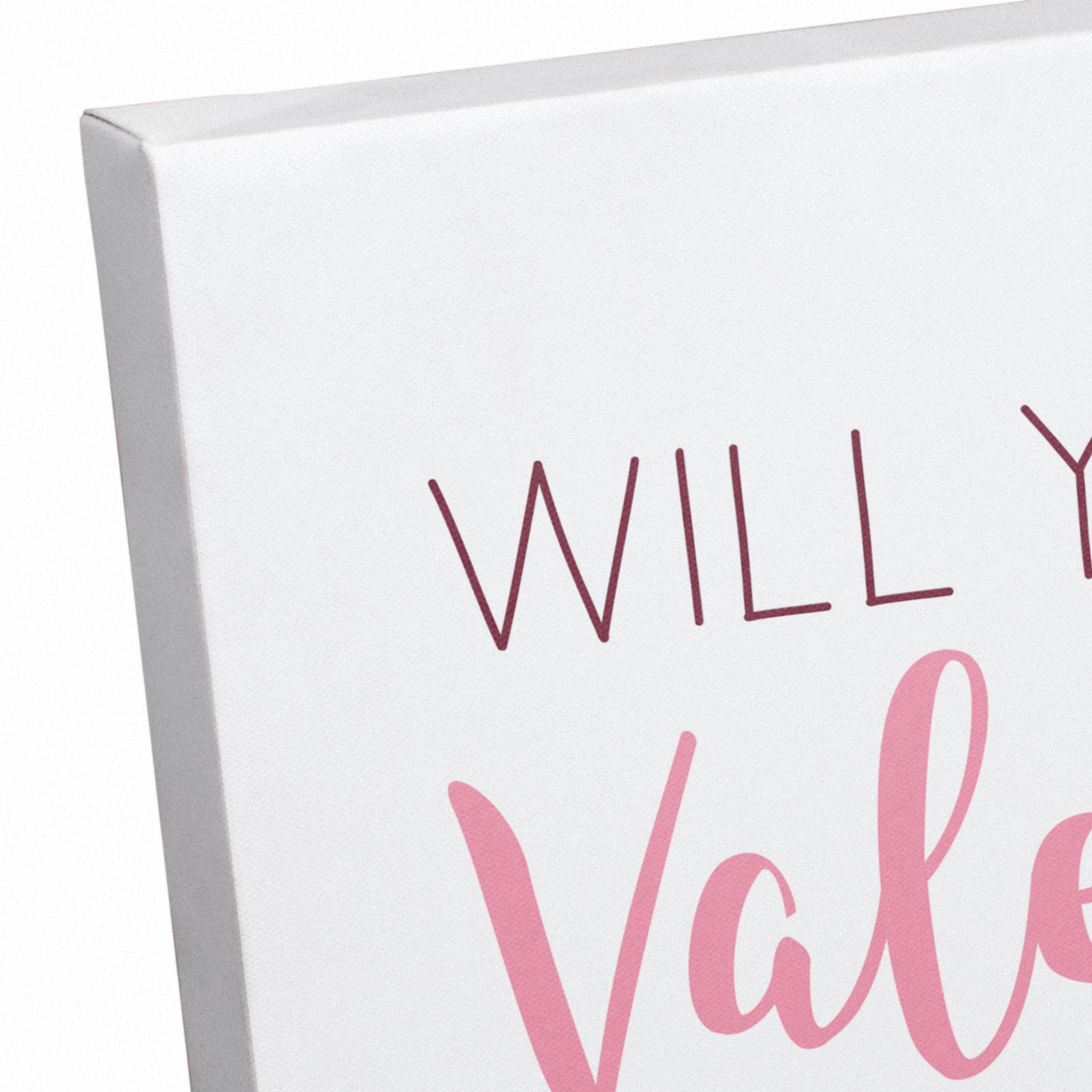 Be My Valentine Choice 11" x 14" Canvas Wall Art