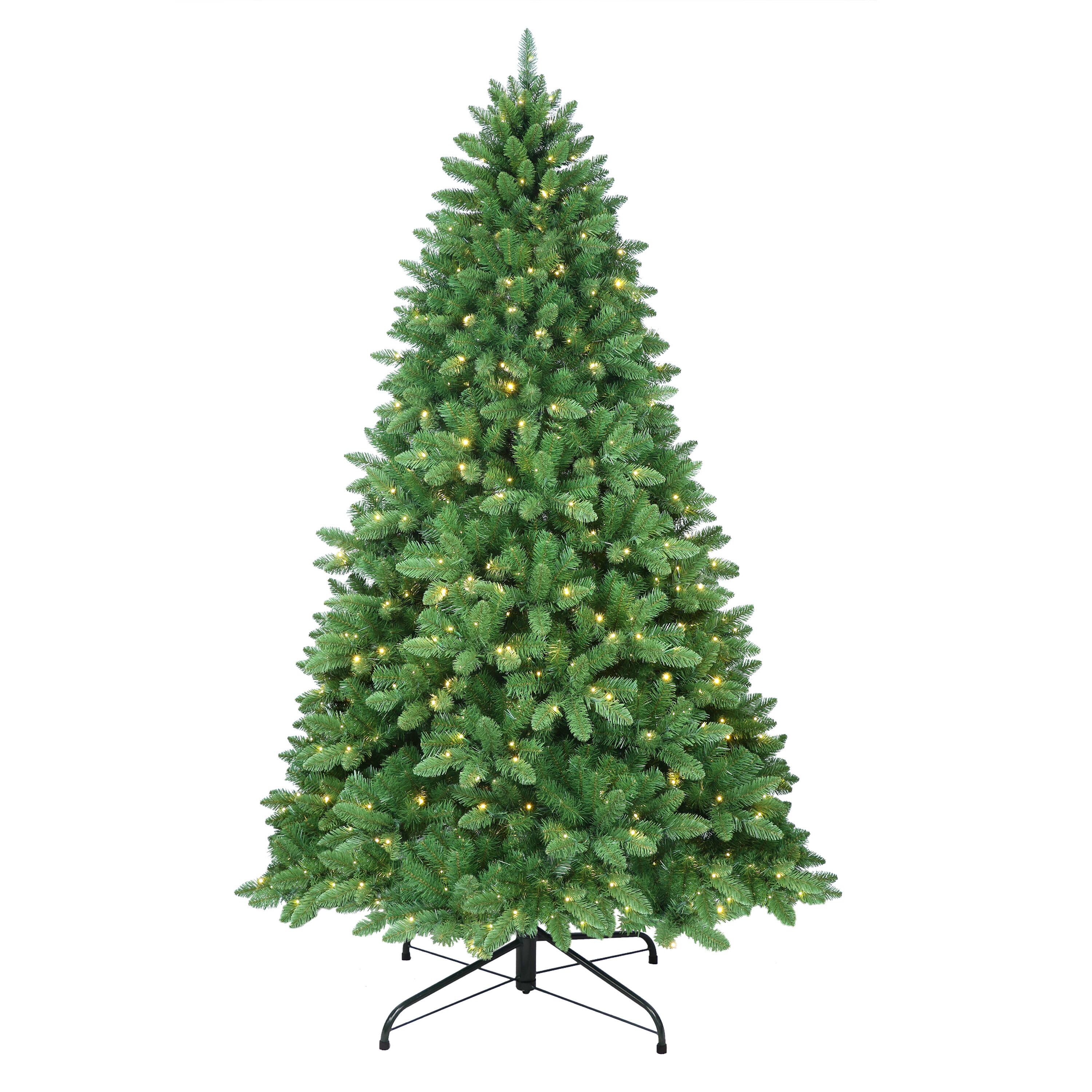 7.5ft. Pre-Lit Nevada Spruce Artificial Christmas Tree, Color-Select LED Lights