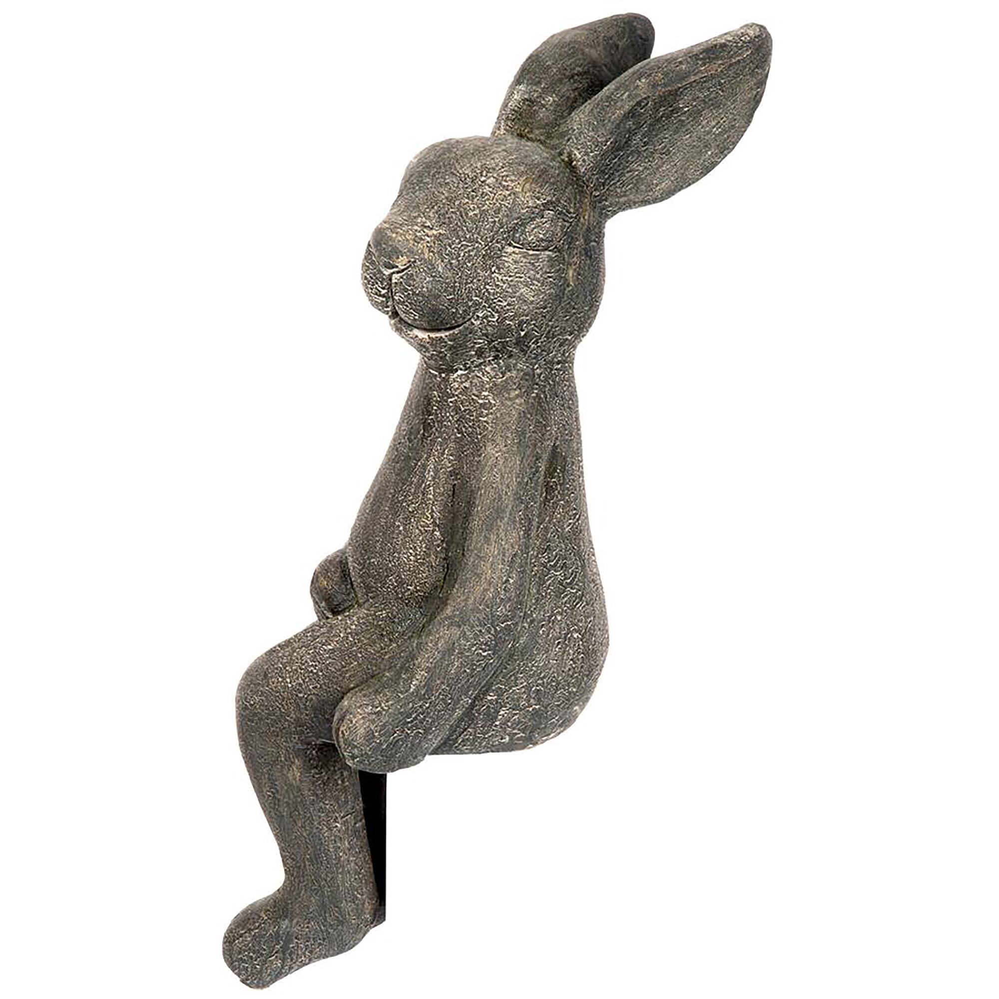 Design Toscano 16" Residing Rabbit Sitting Bunny Statue