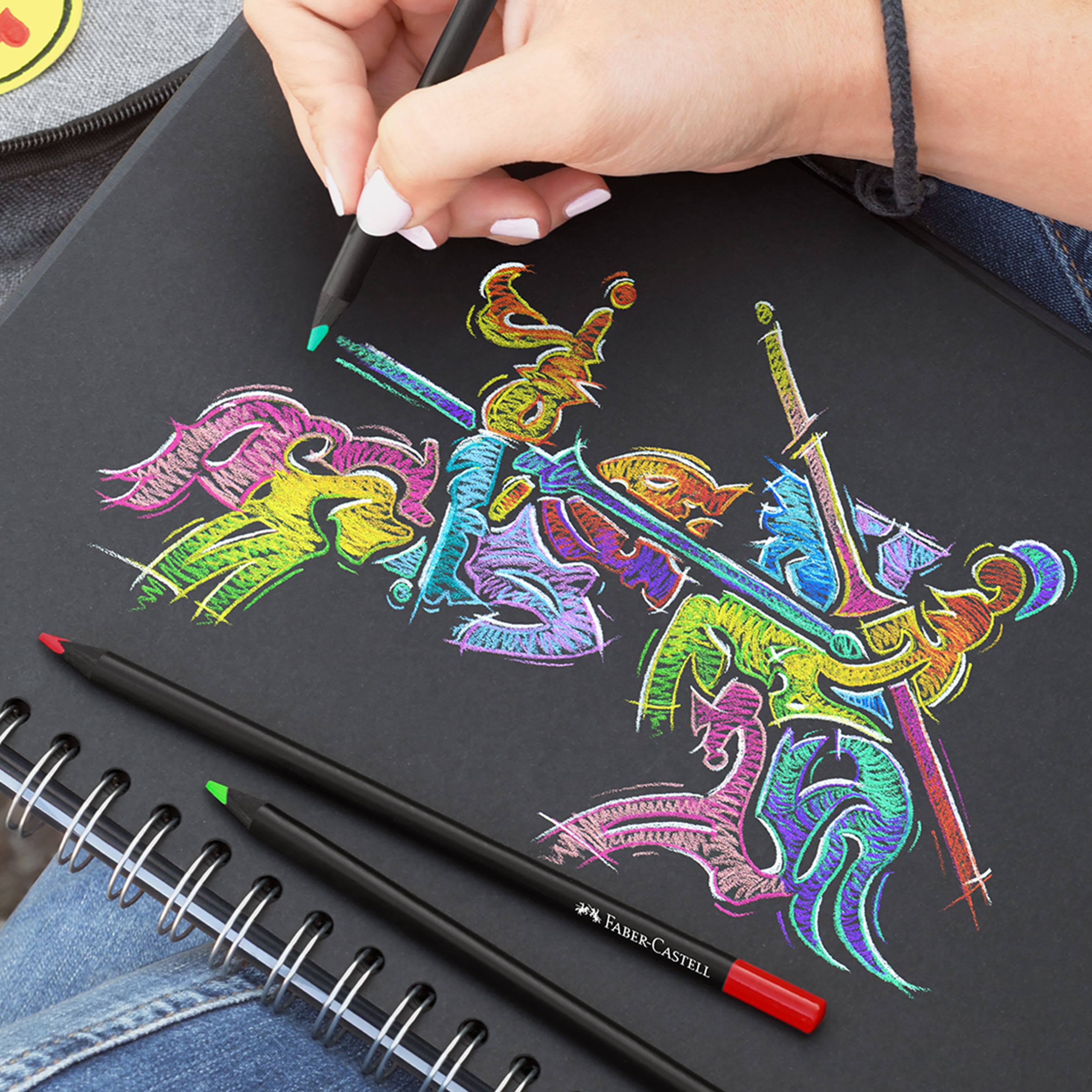 Faber-Castell&#xAE; 24 Colour Black Edition Coloured Pencils