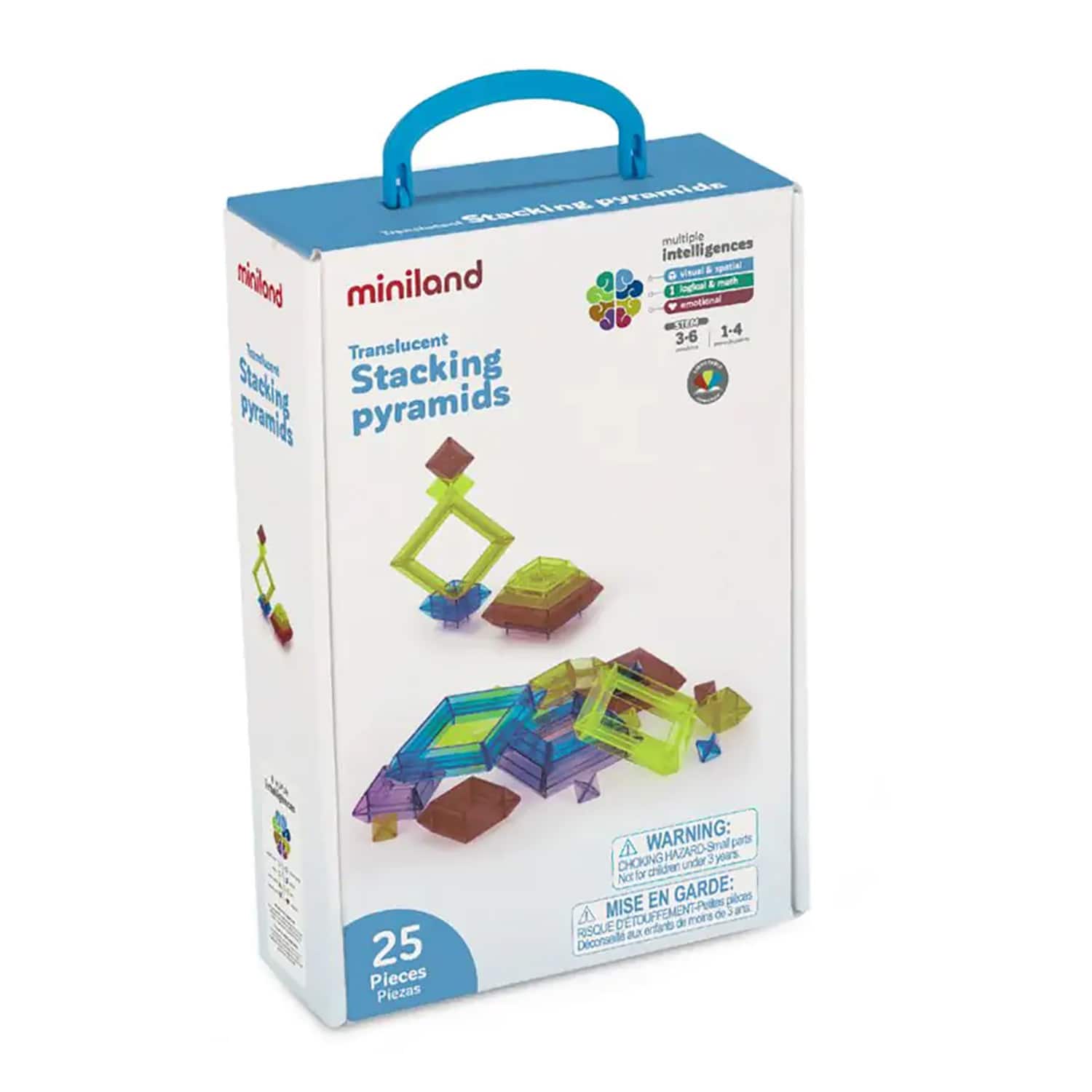 Miniland Translucent Stacking Pyramids