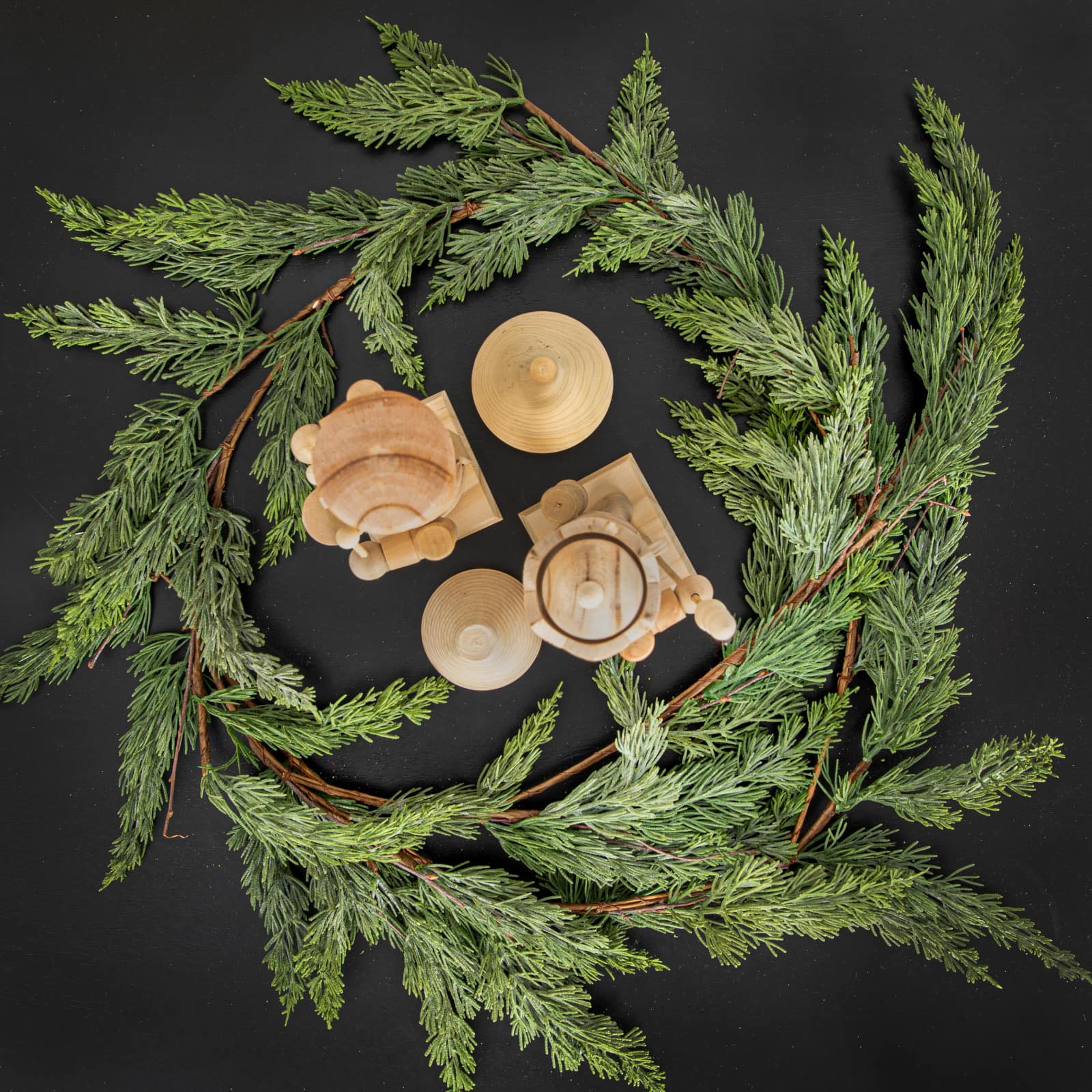 Hello Honey® 7ft. Faux Cedar Garland