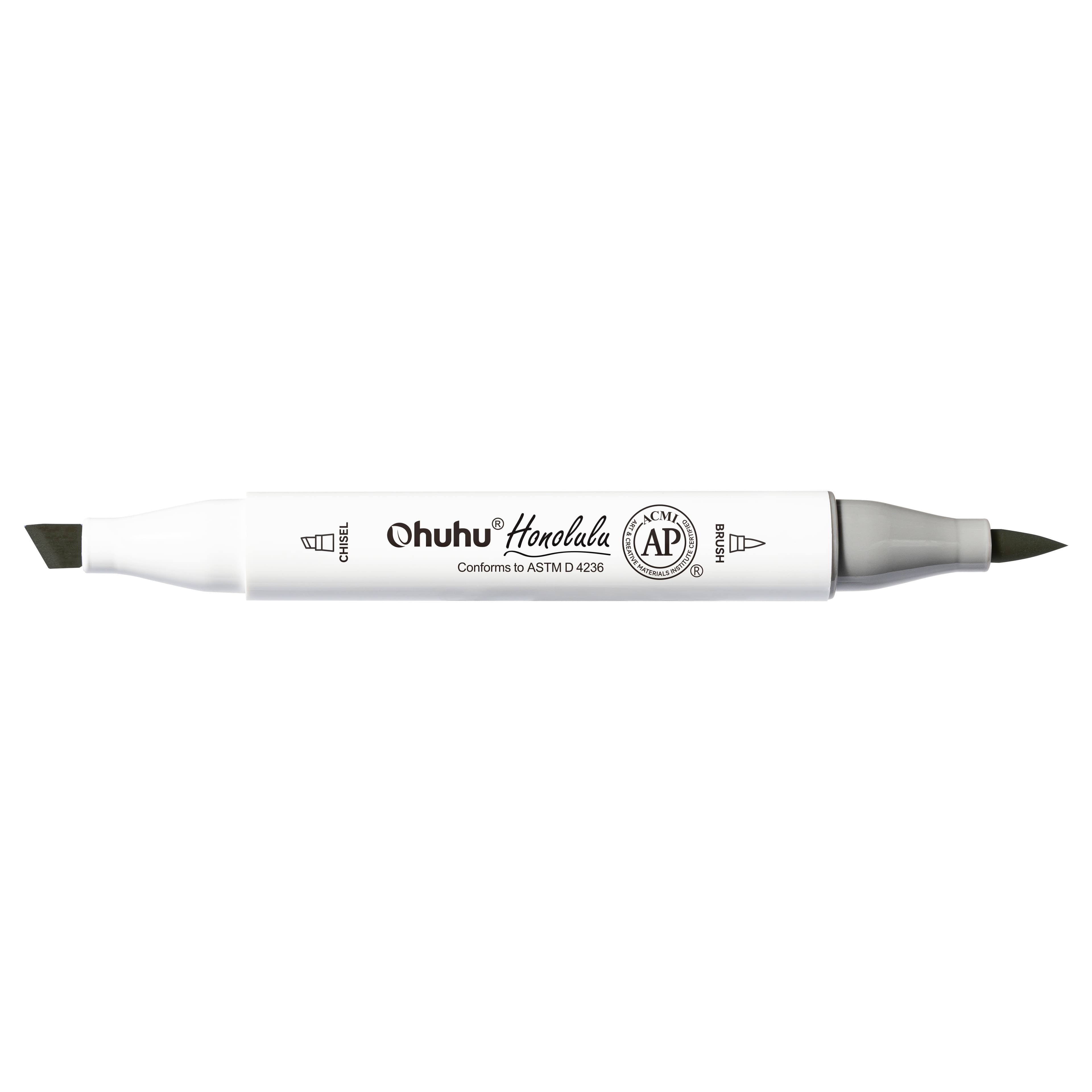 Ohuhu® Honolulu Brush & Chisel Dual Tip Marker