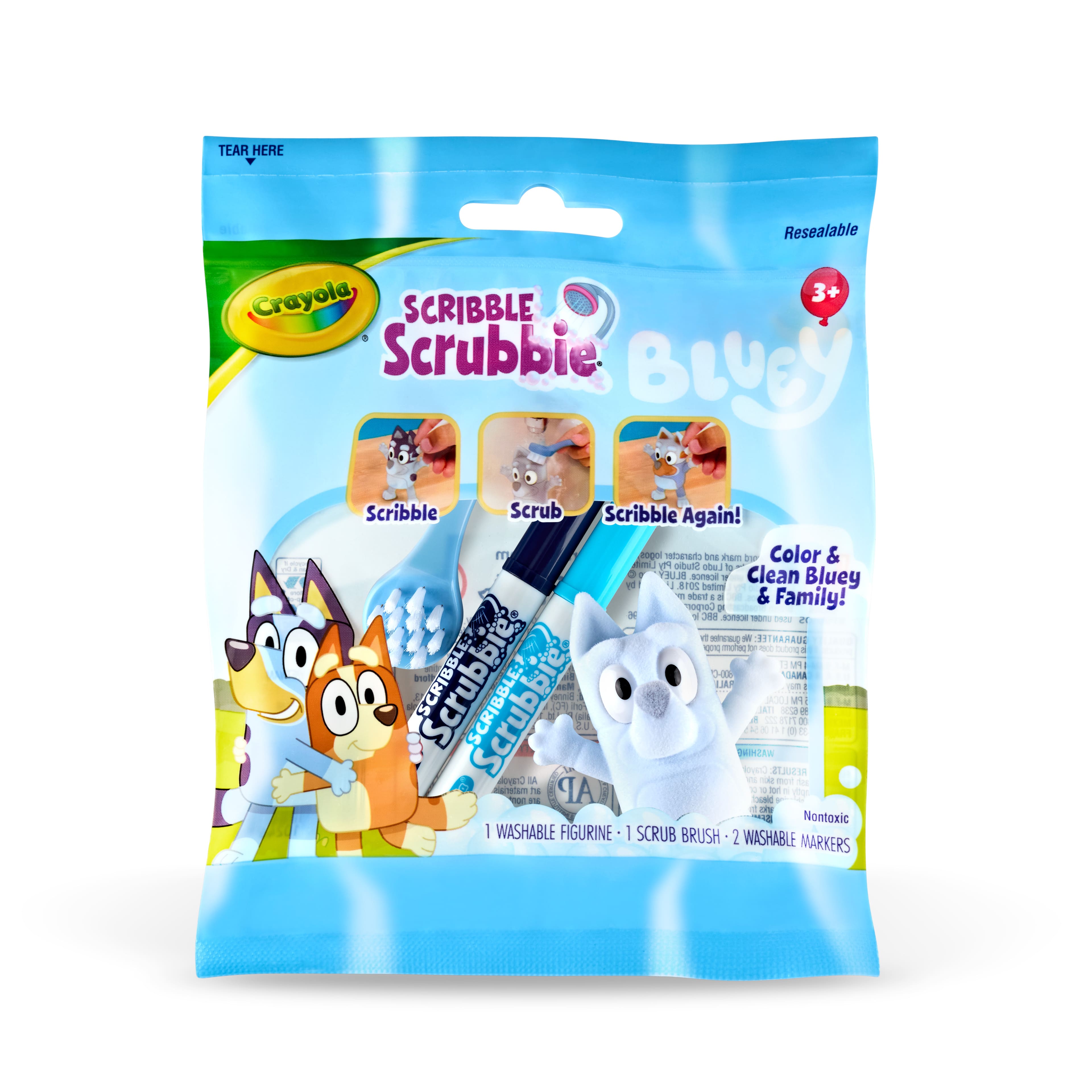 Assorted Crayola&#xAE; Bluey Scribble Scrubbie&#xAE;, 1pc.